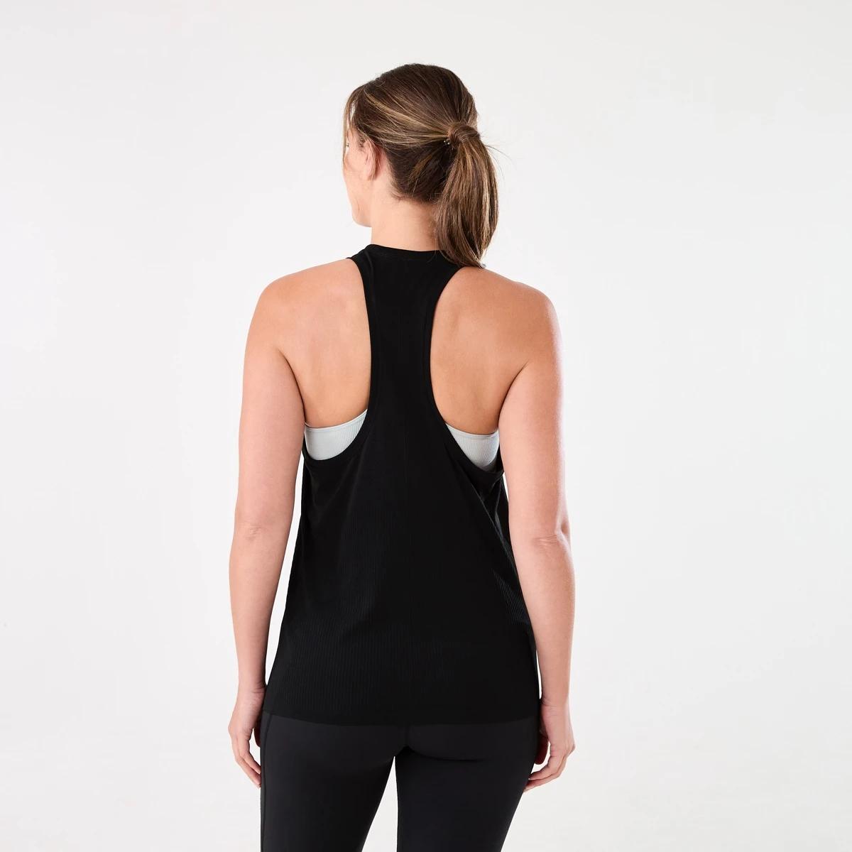 3 Active Womens Seamfree Core Tank BLACK, 3 of 7