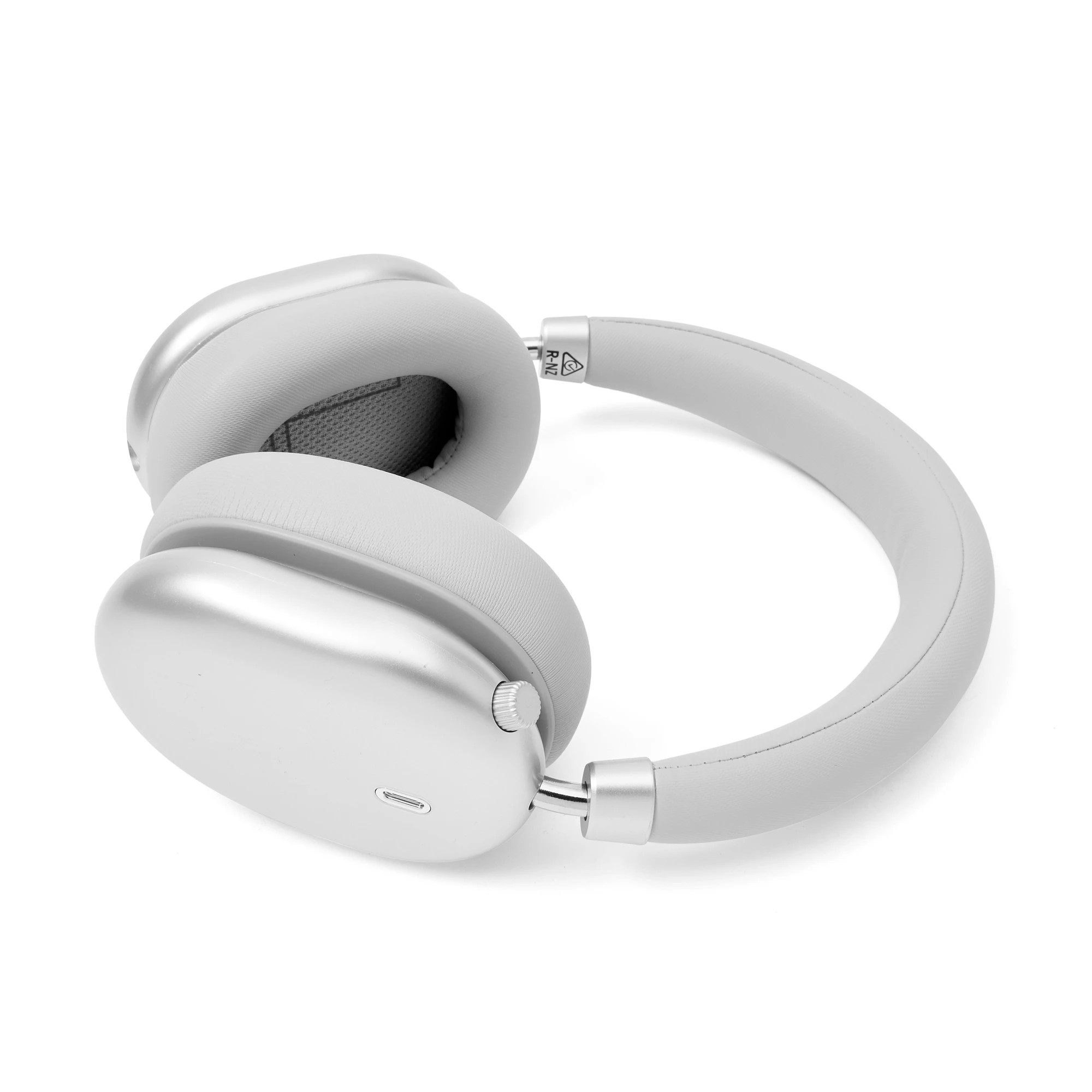 6 Bluetooth Overear ANC ENC Headphones - Silver Look, 6 of 8
