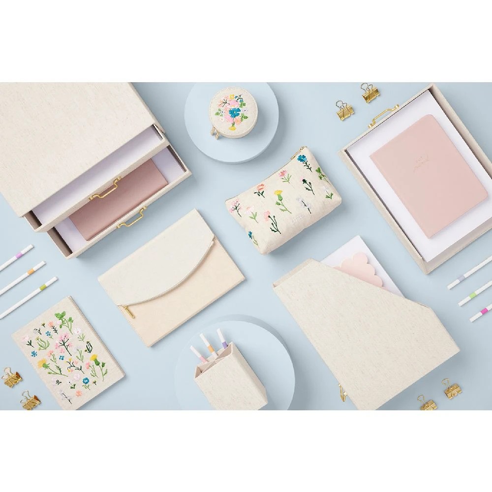 4 Otto Document Tray Natural Linen Look, 4 of 6