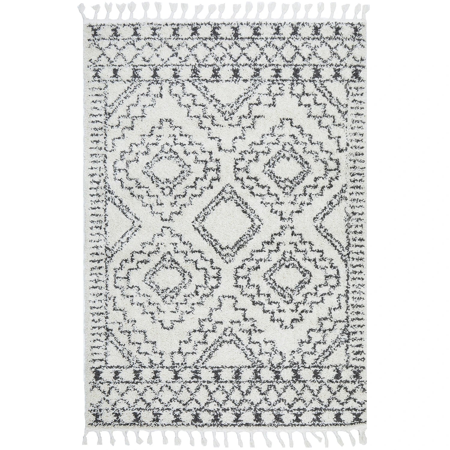2 Common Ground Rugs Tangier Fez 380x280cm - Extra Large Power Loomed Pet Friendly Floor Rug - Natural, 2 of 9