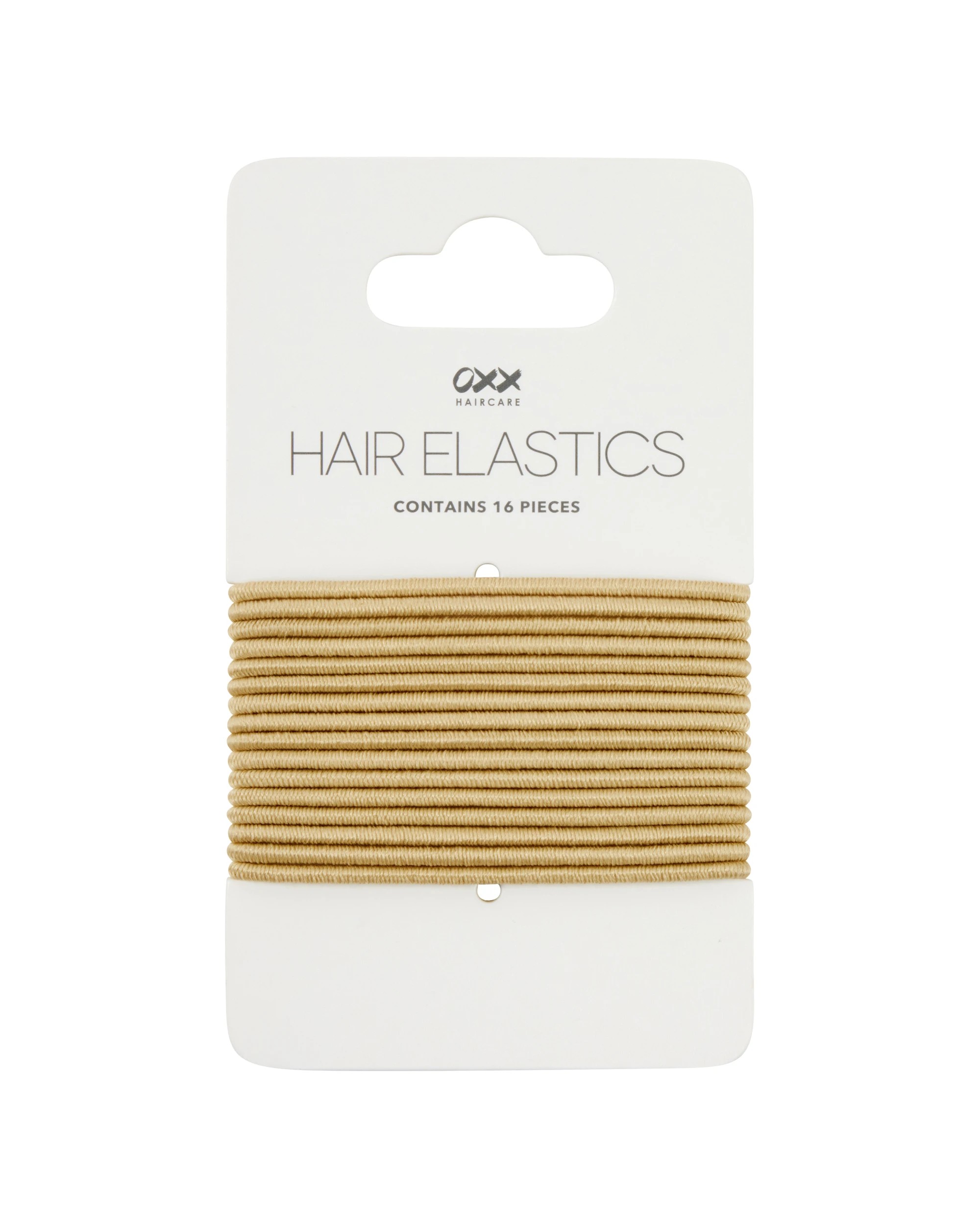 3 OXX Haircare 16 Piece Hair Elastics - Blonde, 3 of 3
