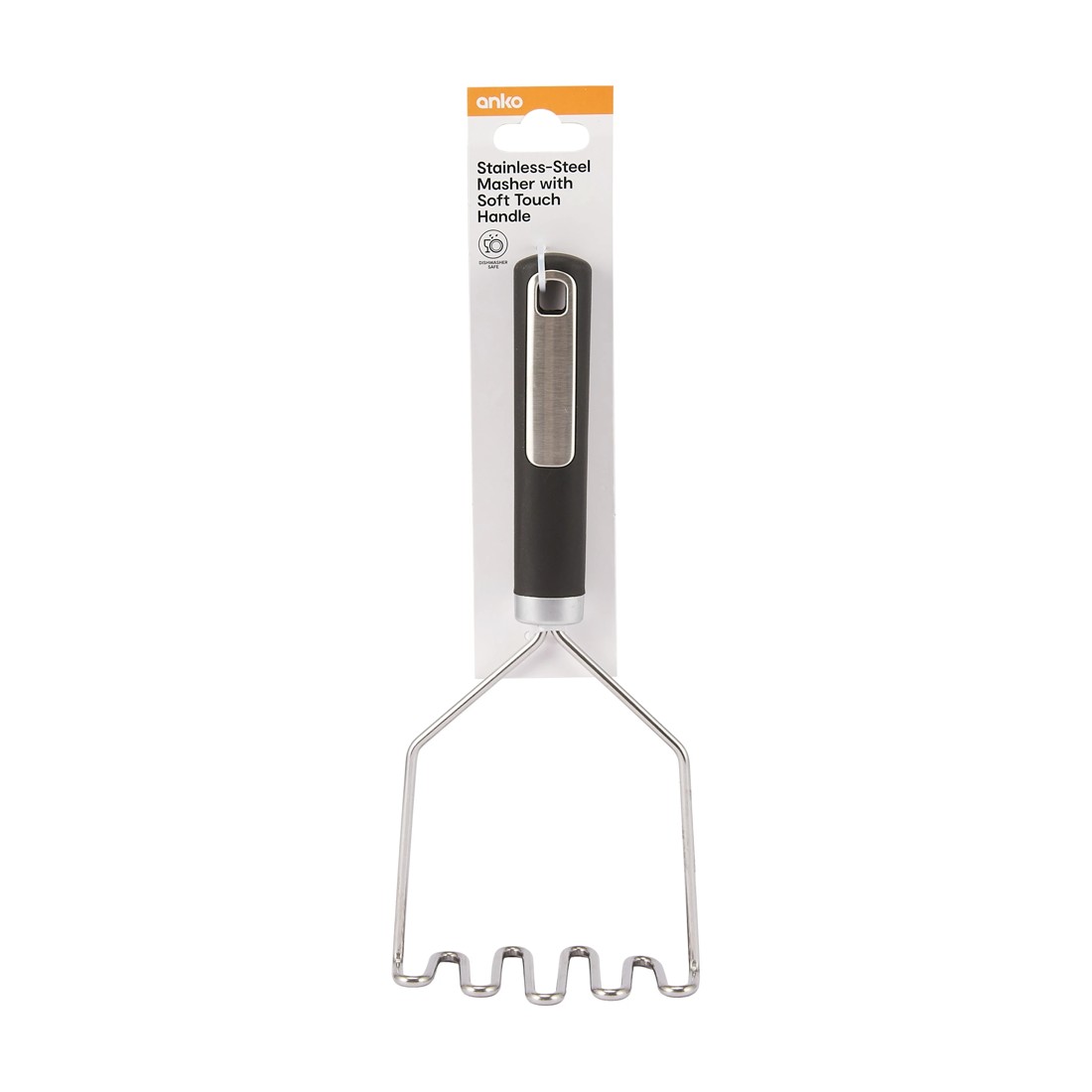 5 Stainless Steel Masher with Soft Touch Handle, 5 of 5