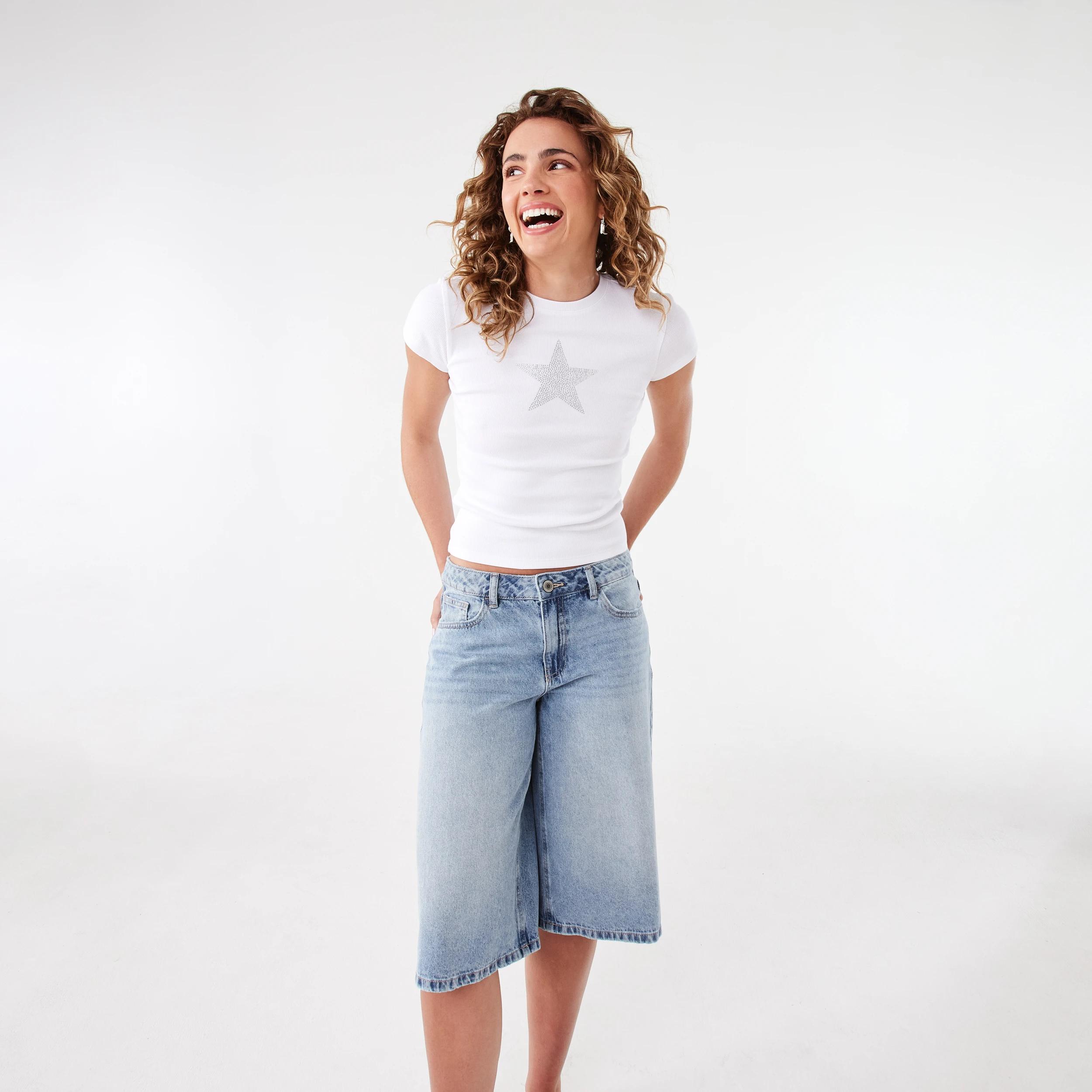 9 Short Sleeve Embellished Neat Fit T-shirt Star, 9 of 9