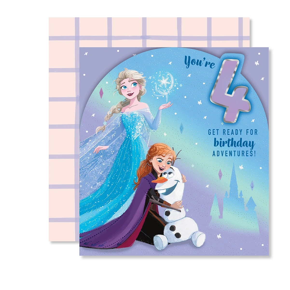 1 Hallmark 4th Birthday Card - Frozen, 1 of 3