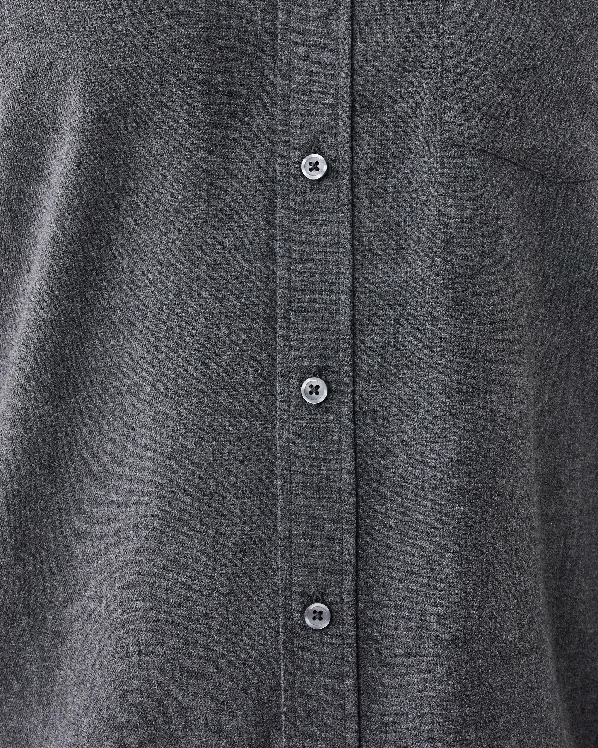 6 Long Sleeve Brushed Shirt Gry Charc, 6 of 8