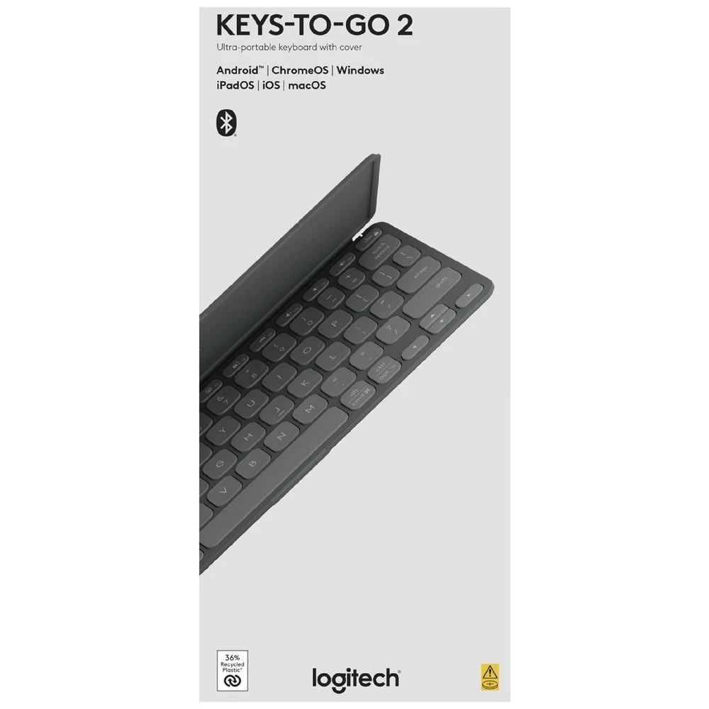 8 Logitech Keys-To-Go 2 Wireless Keyboard Graphite, 8 of 10