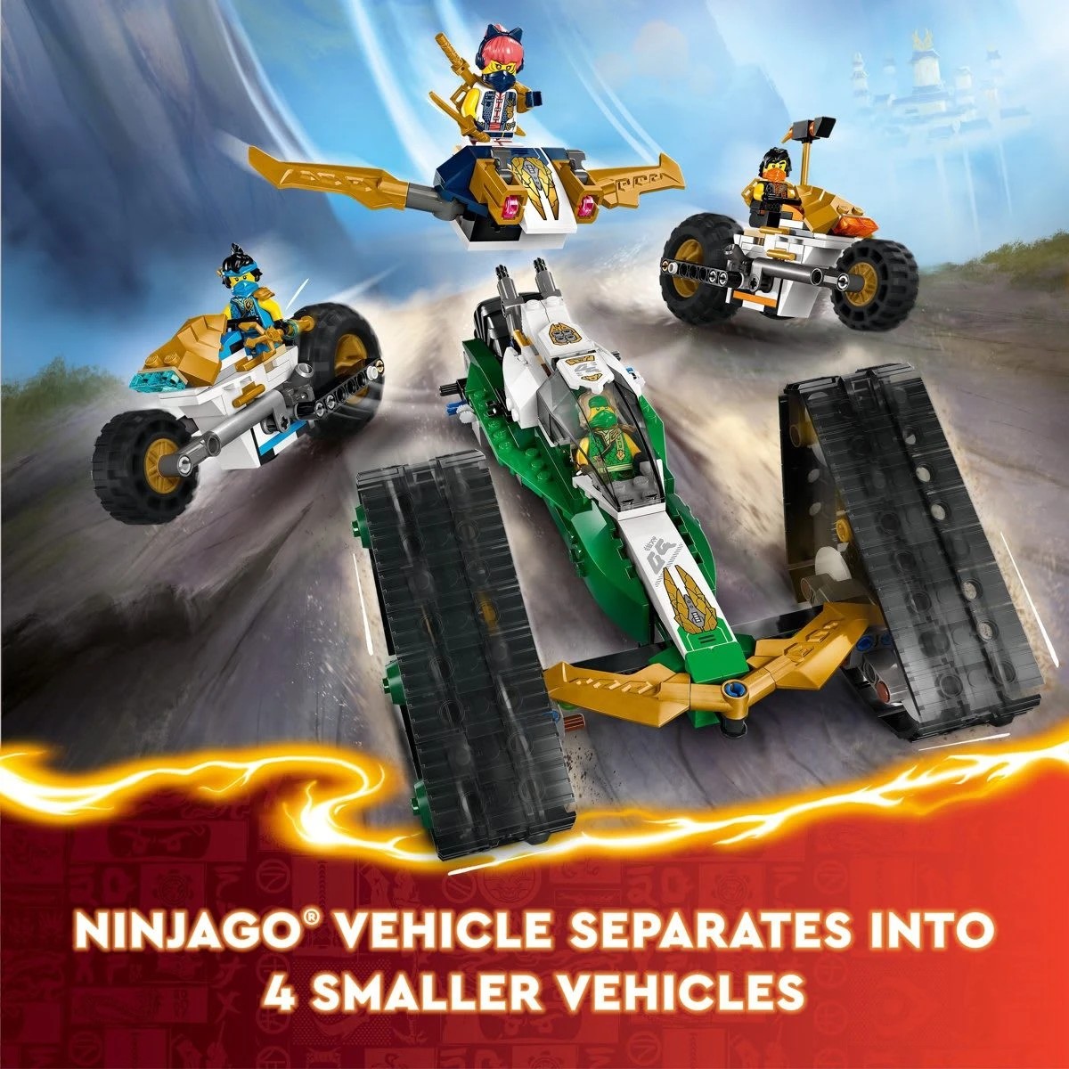 5 LEGO NINJAGO Ninja Team Combo Vehicle 71820, 5 of 11