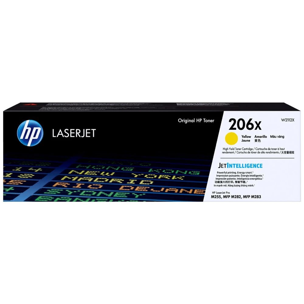 1 HP 206X LaserJet Toner Cartridge Yellow, 1 of 1