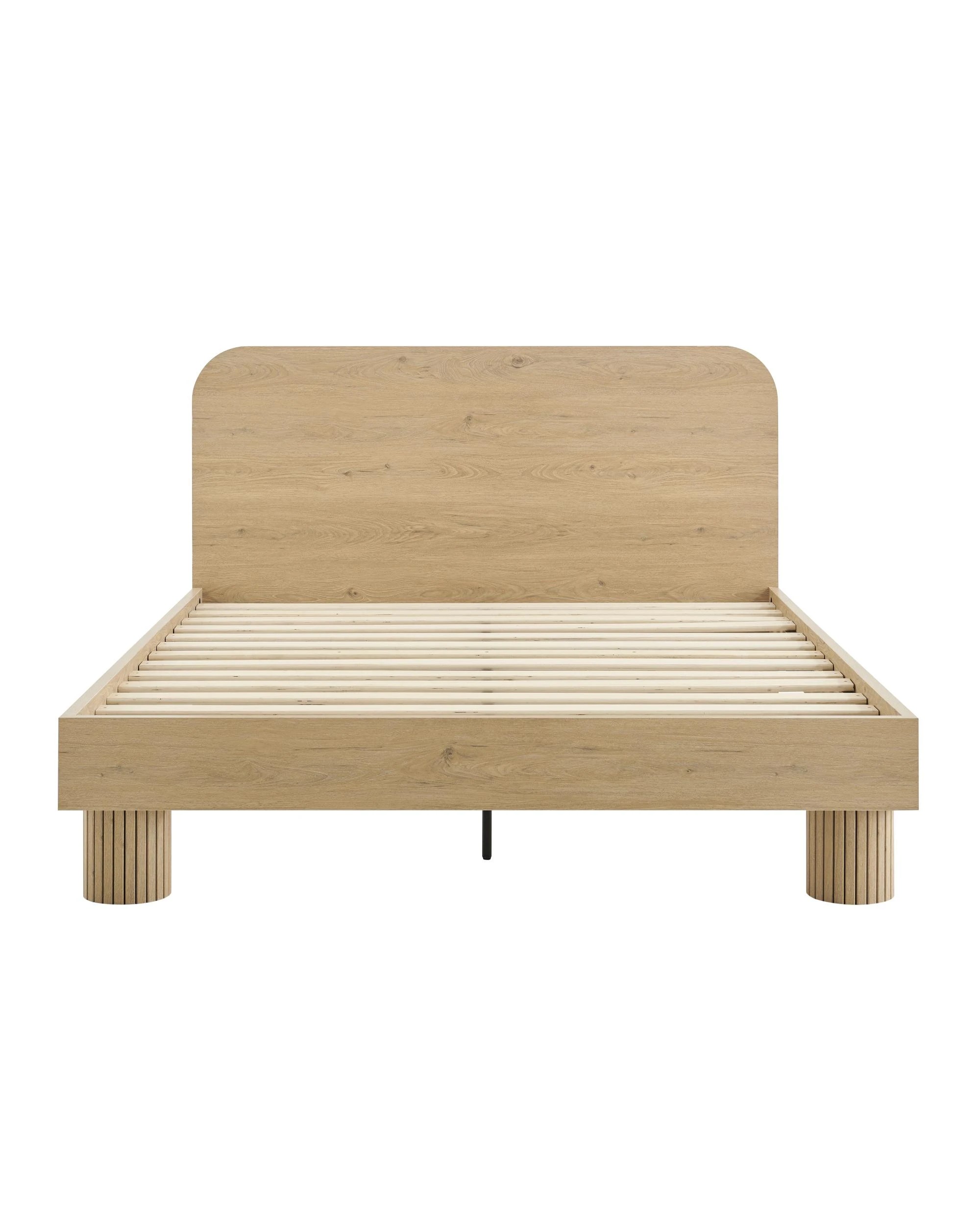 3 Kodu Bed Frame Queen Rounded - Natural, 3 of 8