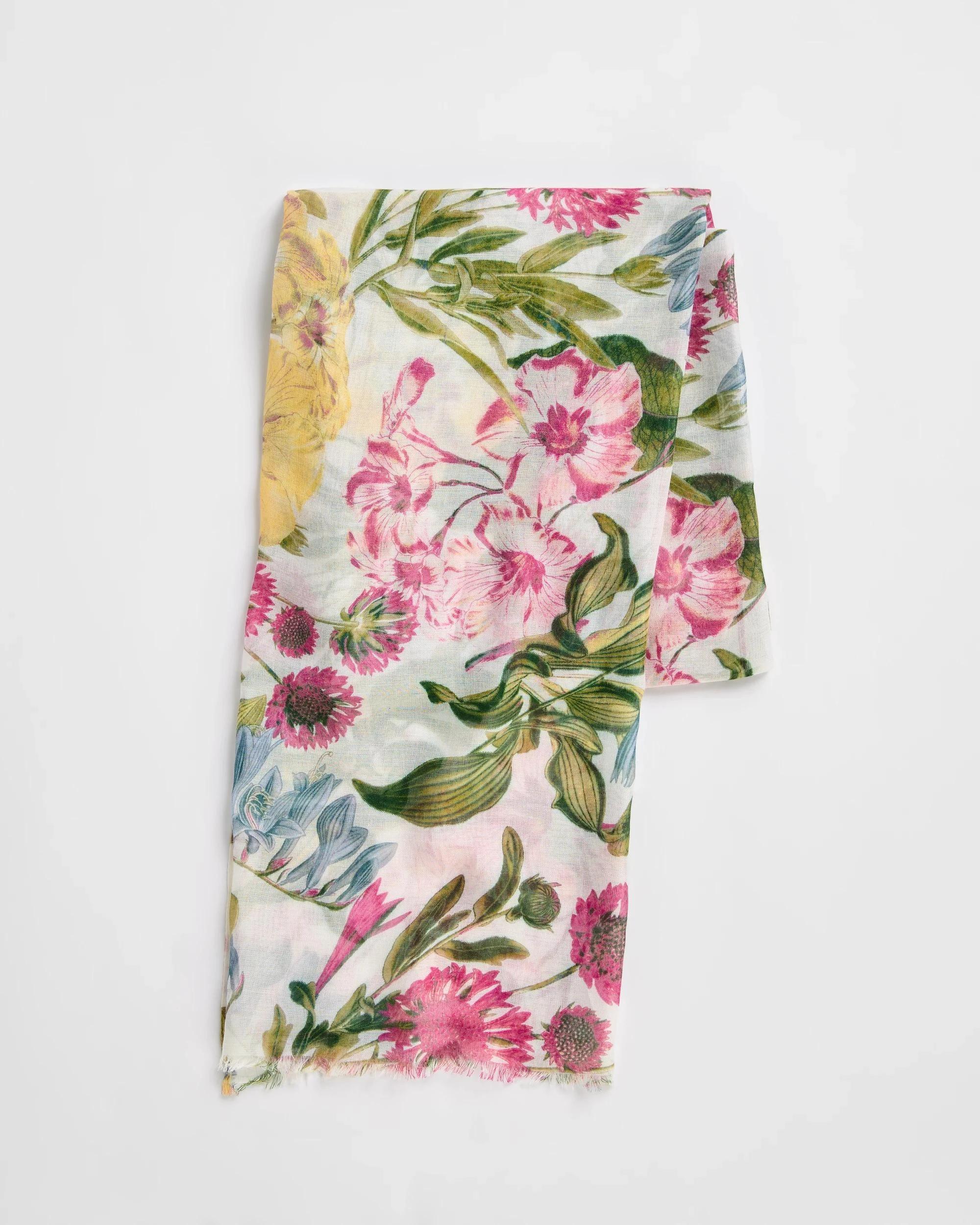 1 Target Lightweight Printed Scarf PASTEL FLORAL, 1 of 2