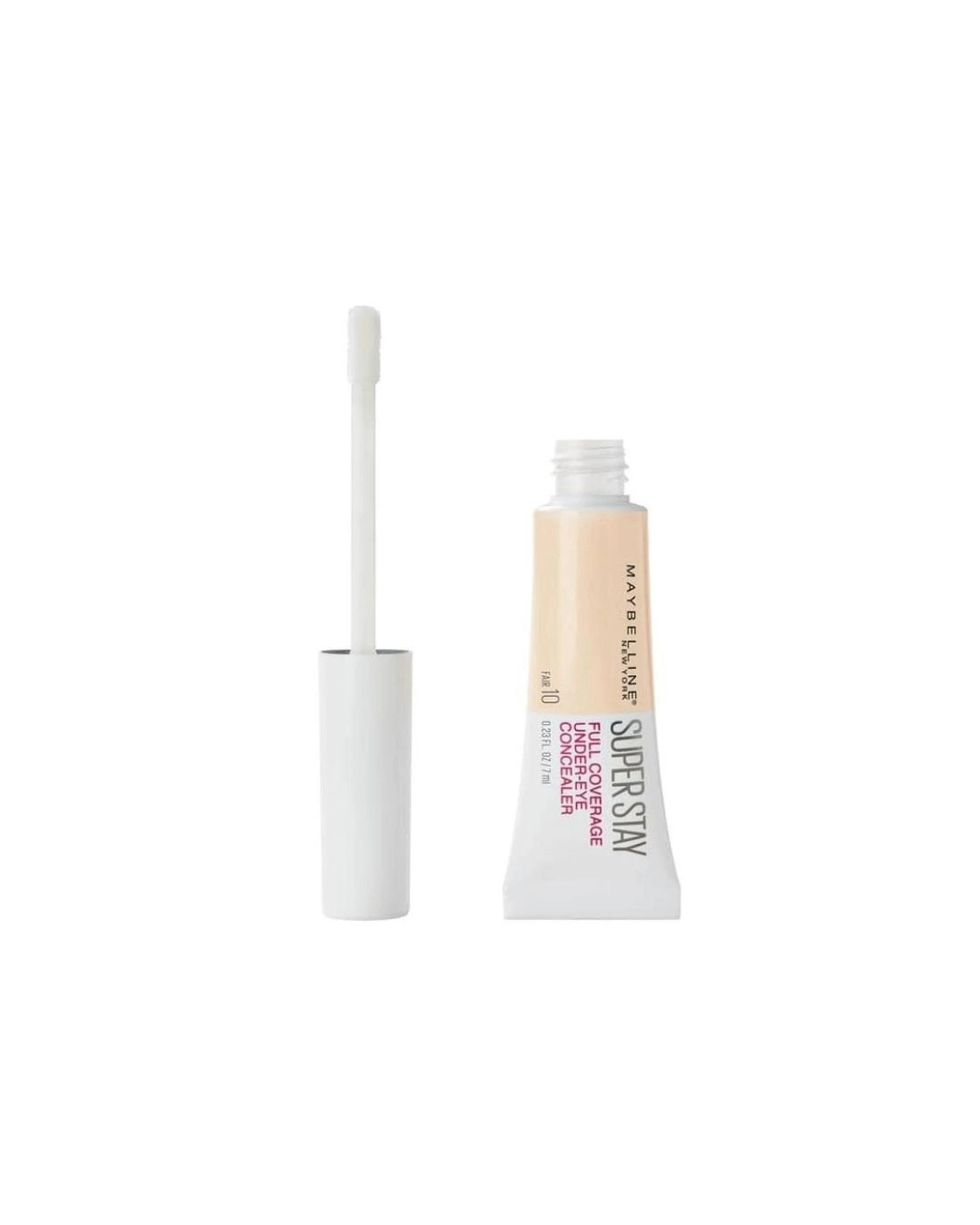 2 Maybelline SuperStay Full Coverage Under Eye Concealer 6mL - 10 Fair - Beige, 2 of 3