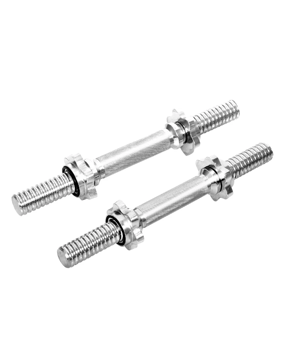 Everfit 45cm Dumbbell Bar Gym Home Exercise 150kg - Silver