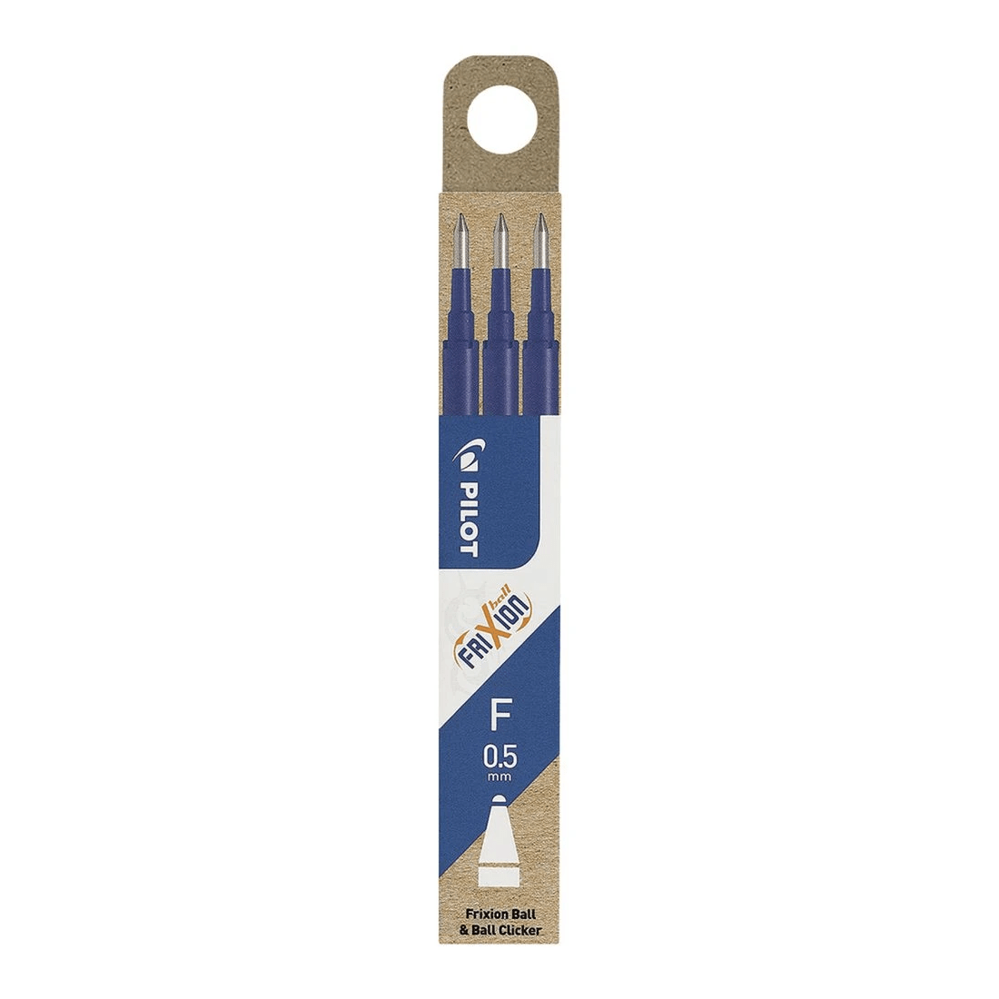 1 PILOT Frixion Erasable Gel Ink Refill 0.5mm Blue 3 Pack, 1 of 3