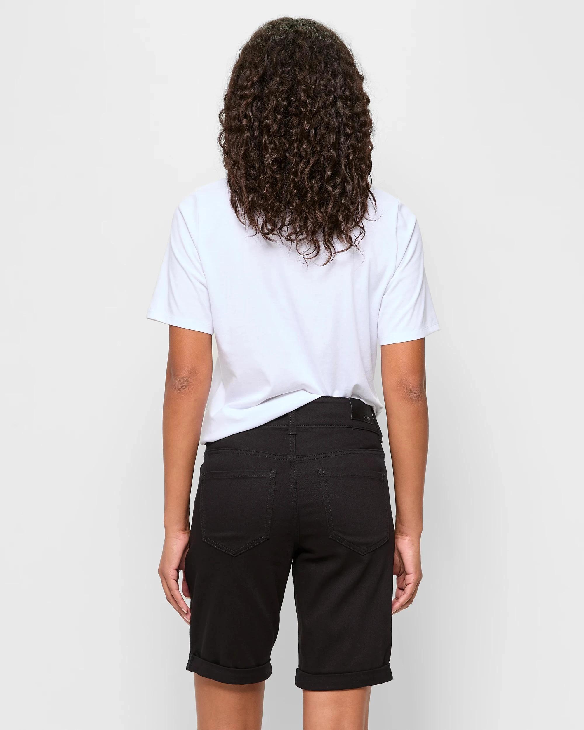 5 Target Denim Shape Your Body Denim Bermuda Shorts STAY BLACK, 5 of 5