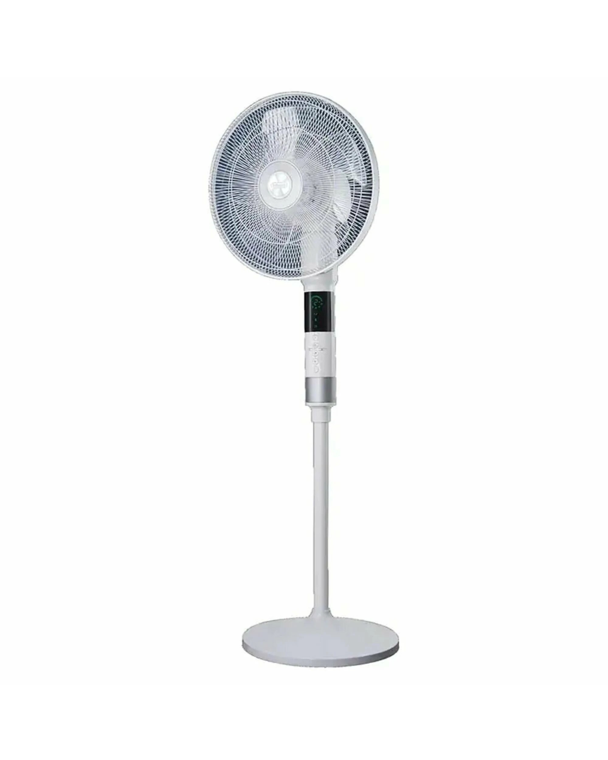 2 DeLonghi 40cm Pedestal Fan - WHITE, 2 of 3