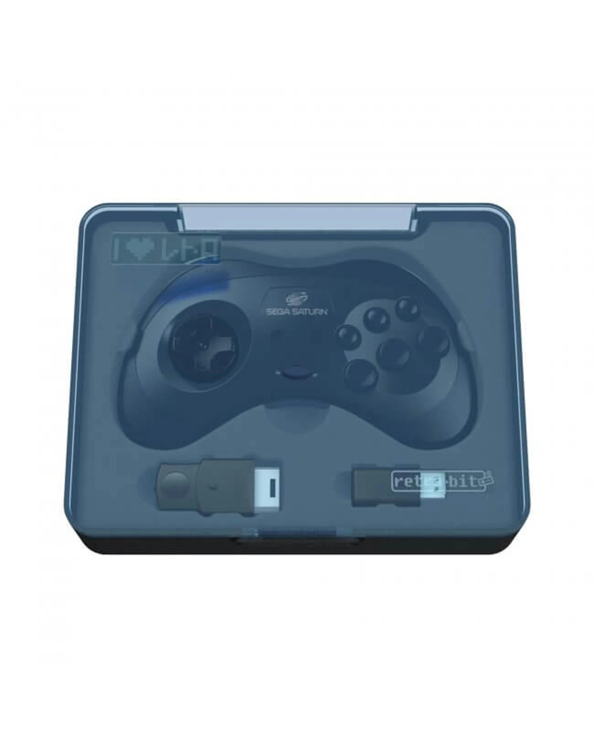 5 Retro-Bit Sega Saturn Wireless Control Pad - Black, 5 of 5