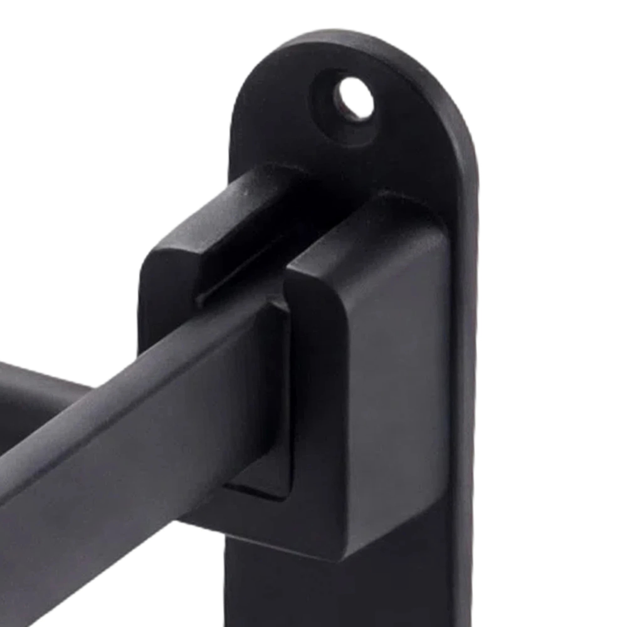 6 Levede Towel Rack Bathroom 2 Bars Rail Holder Wall Mounted Storage Shelf Black, 6 of 7