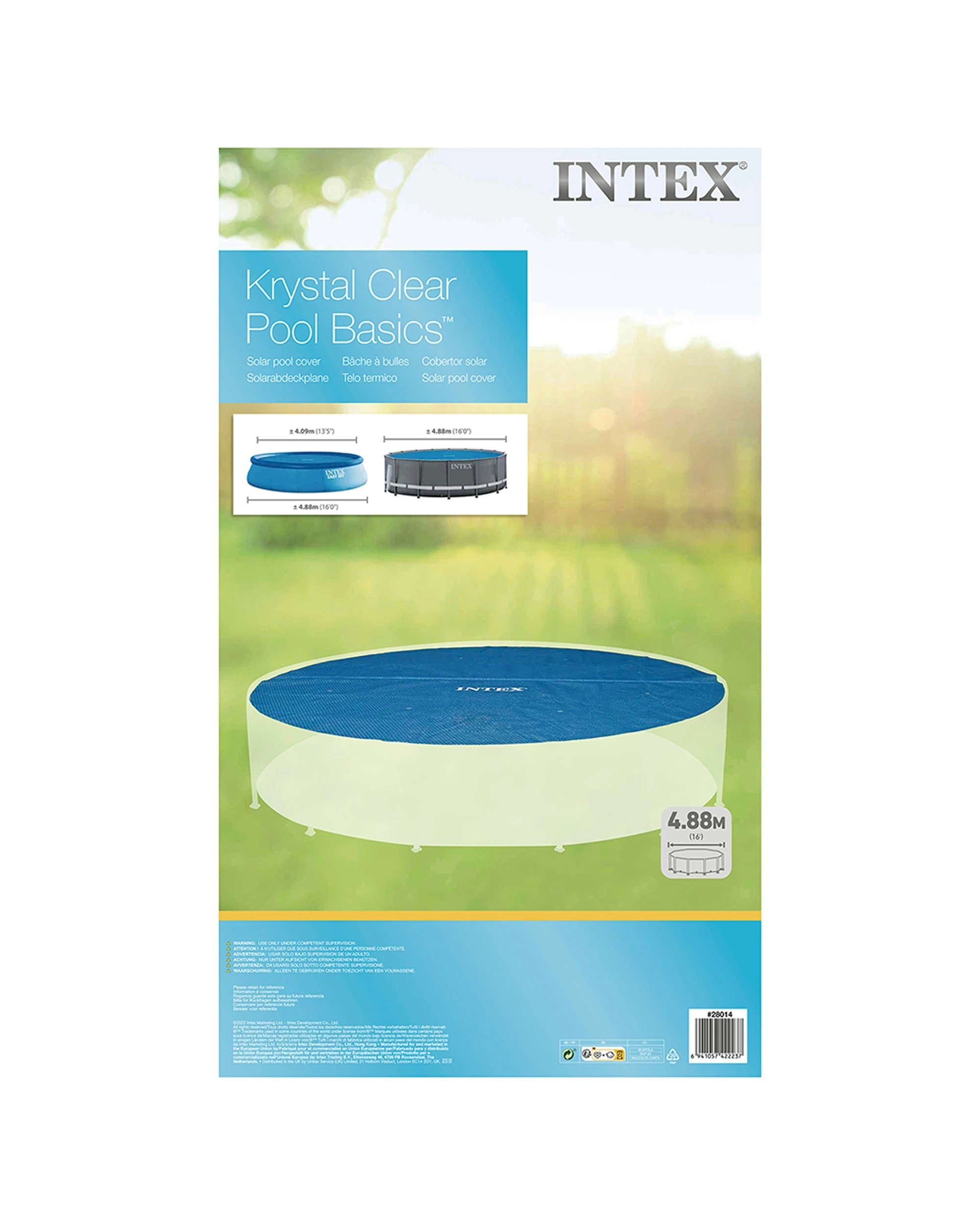 5 Intex Above Ground Solar Outdoor Pool Cover - Blue, 5 of 5