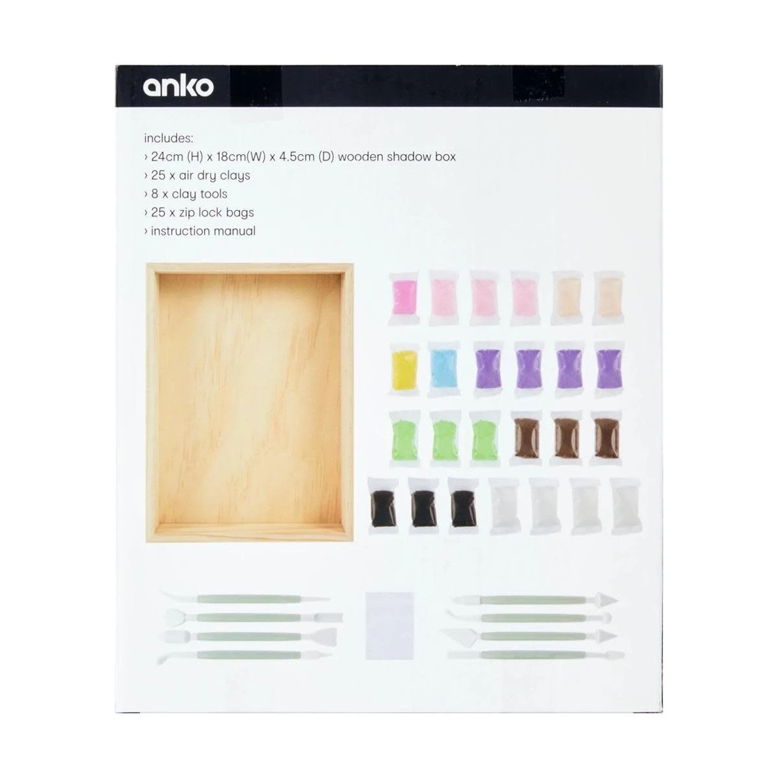 3 Air-Dry Clay Art Kit, 3 of 3