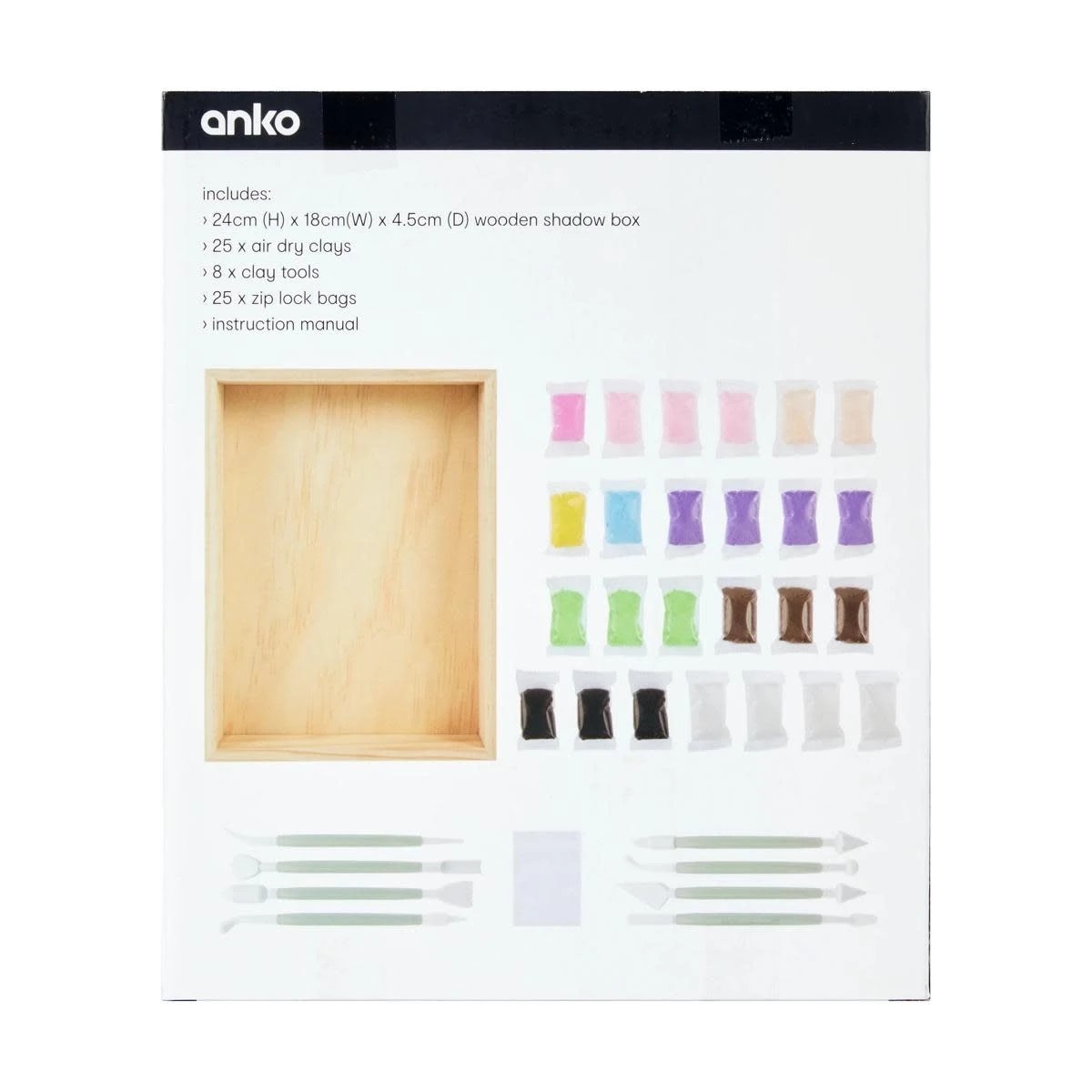 3 Air-Dry Clay Art Kit, 3 of 3