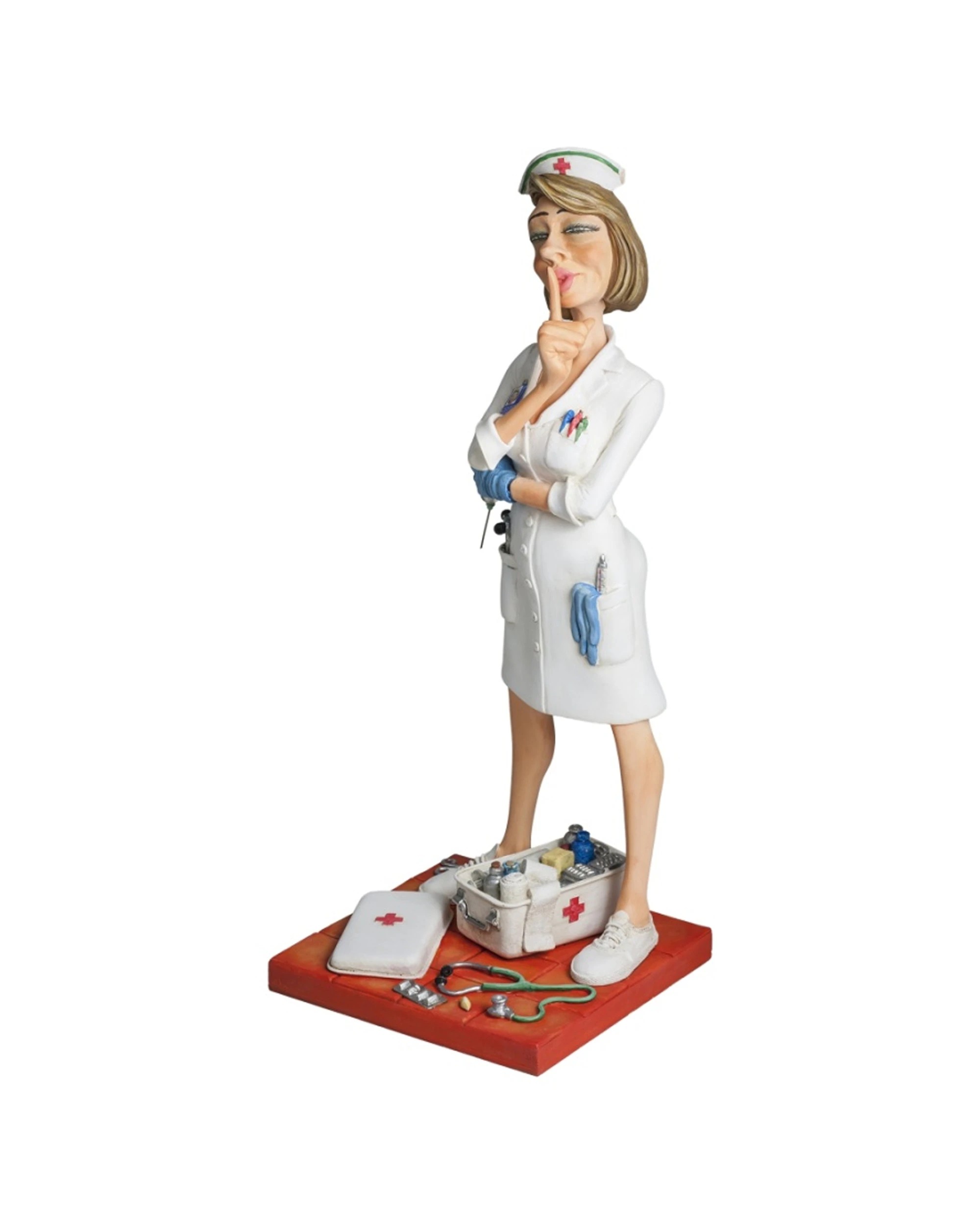 2 The Comic Art of Guillermo Forchino Half Size Nurse Figurine - Multi, 2 of 5