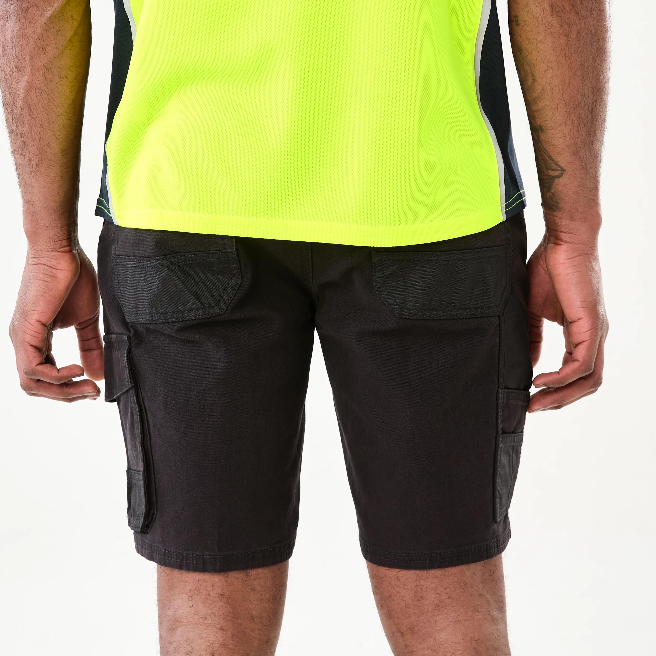 3 Knee Length Work Shorts BLACK, 3 of 8