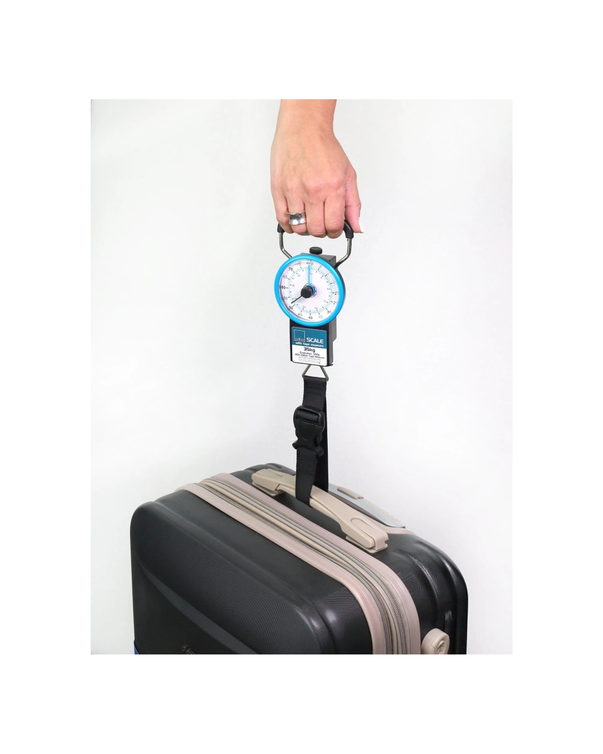 4 Milleni Travel Manual Scale Portable Compact Light 32kg Comfortable Grip - Multi, 4 of 4