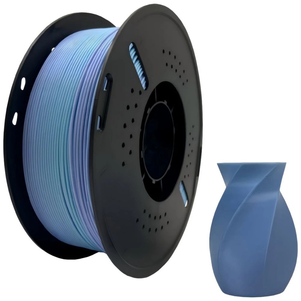 1 Keytek Silk PLA 3D Filament Gradient Blue, 1 of 2