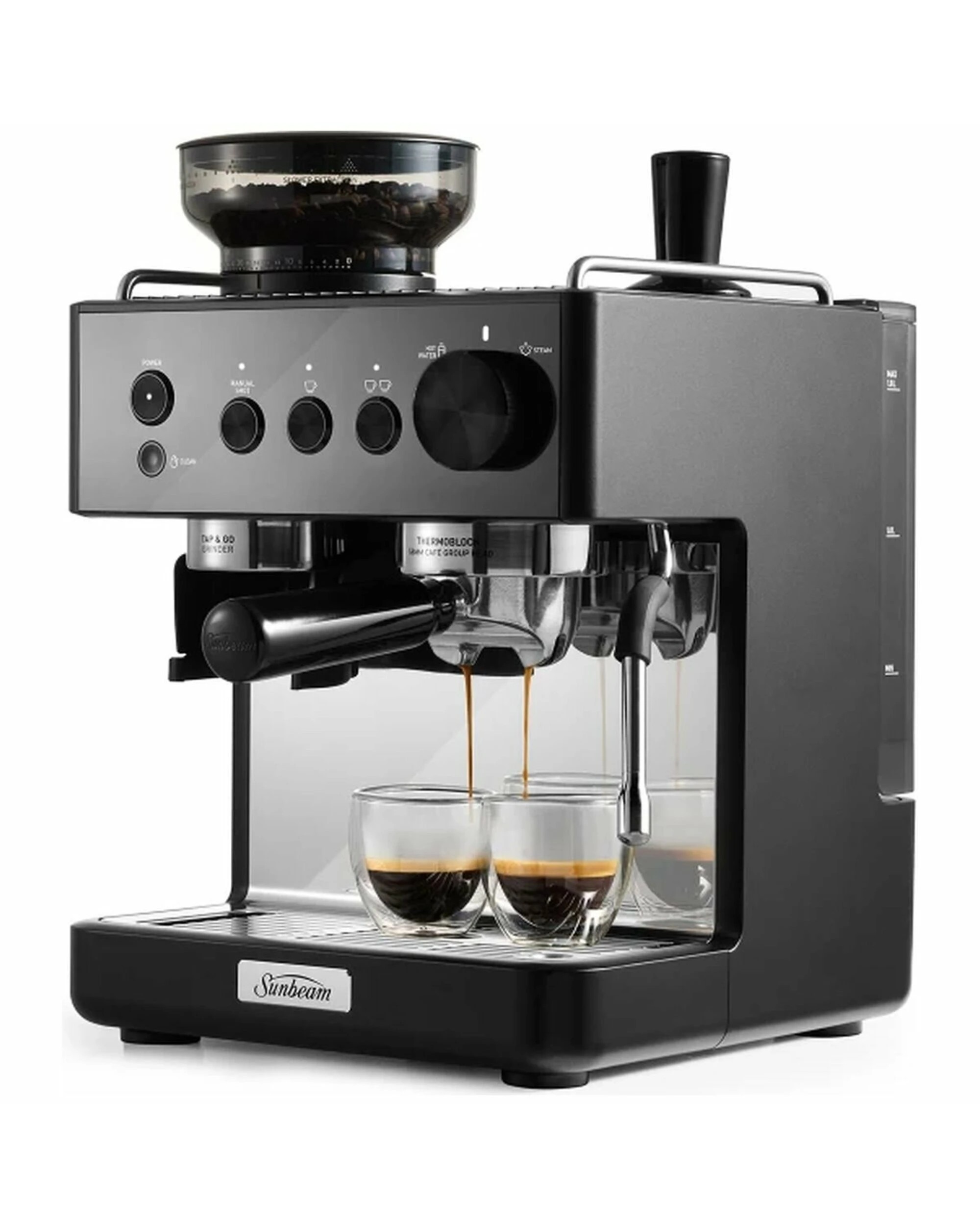 3 Sunbeam Origins Classic Espresso Machine EMM5500BK, 3 of 10