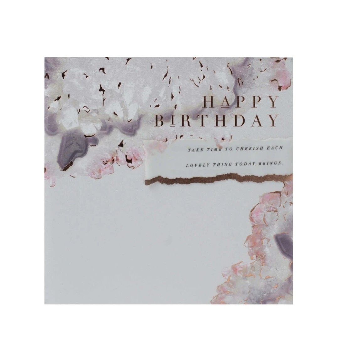 3 Hallmark Birthday Card - Elegant Agate Crystal, 3 of 3