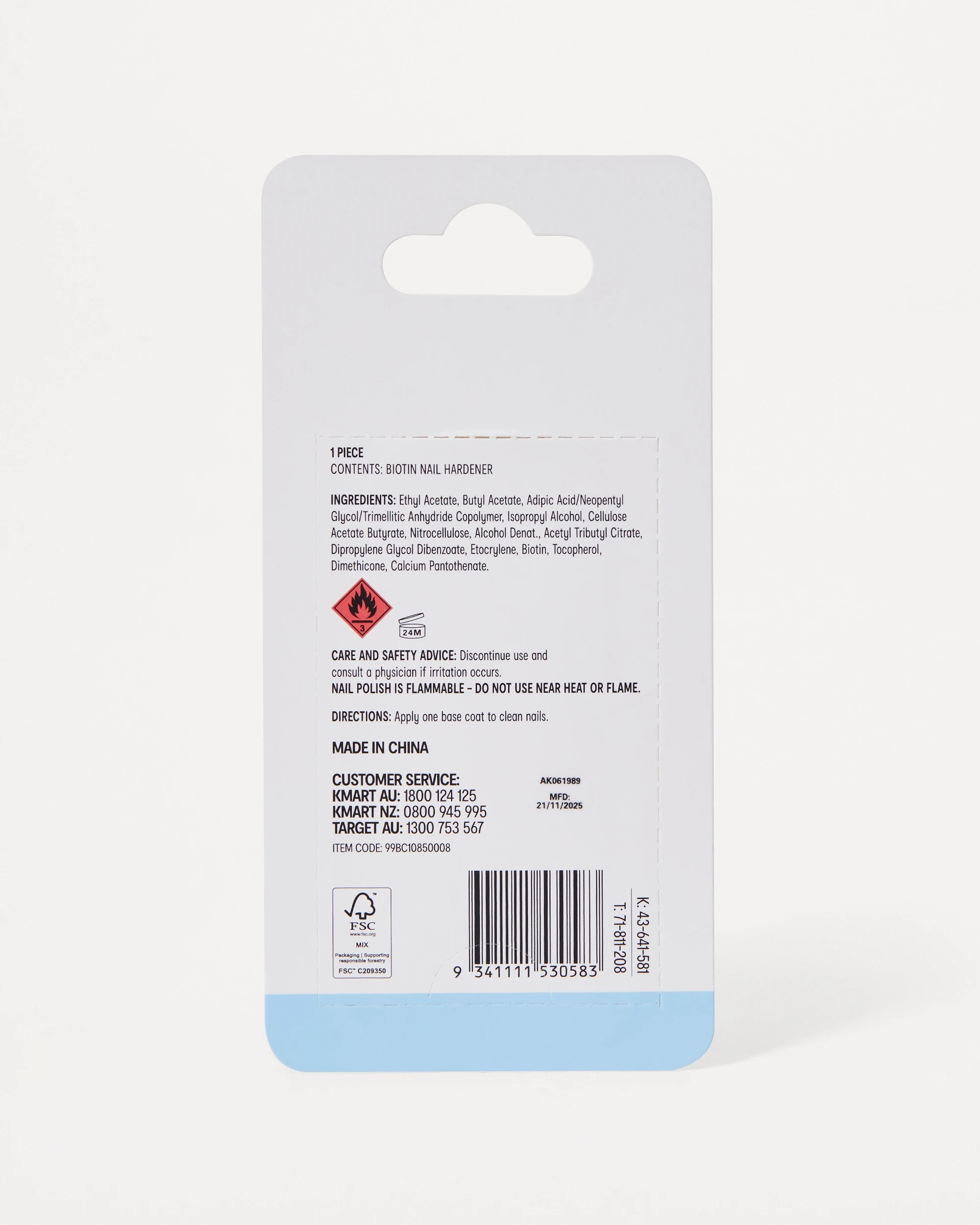 6 OXX Cosmetics Nail Care Biotin Nail Hardener, 6 of 6