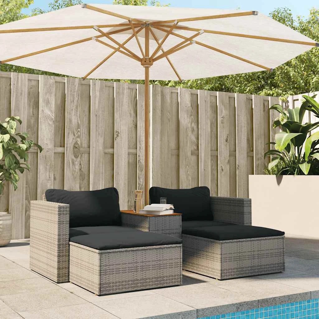 3 vidaXL garden sofa set Modular - Grey, 3 of 9