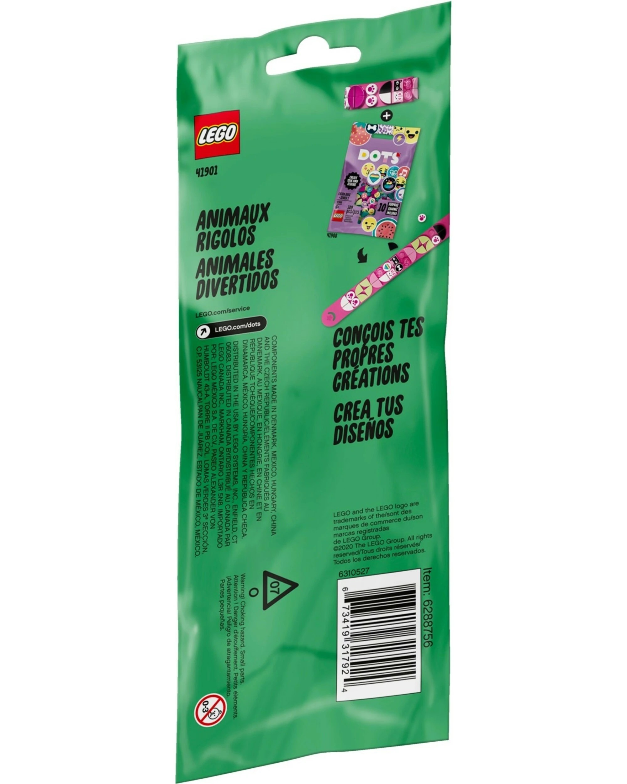 2 LEGO 41901 Funky Animals Bracelet - DIY Craft Kit, 2 of 2