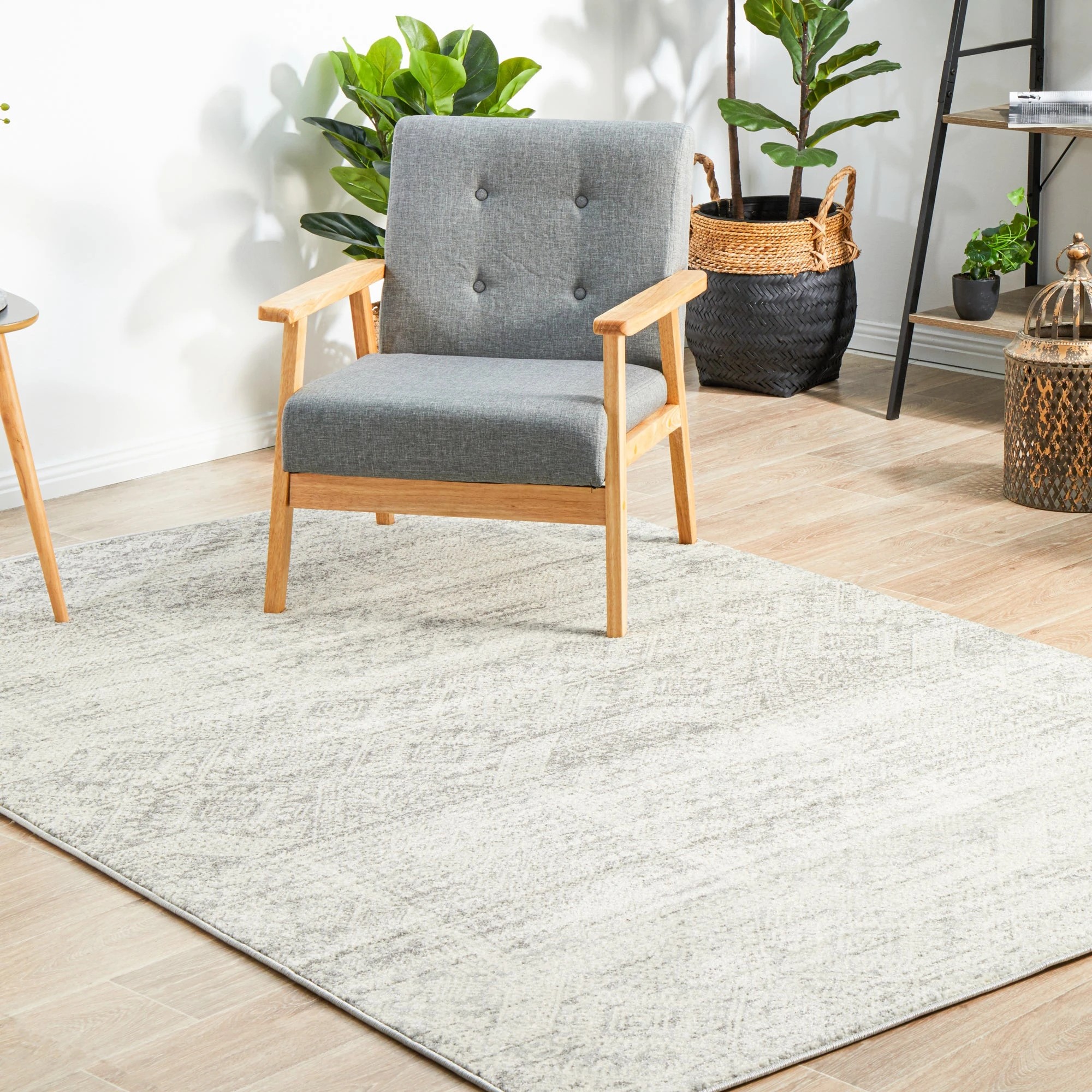 3 Common Ground Rugs Phantom 351 330x240cm - Extra Large Floor Rug - Silver, 3 of 9