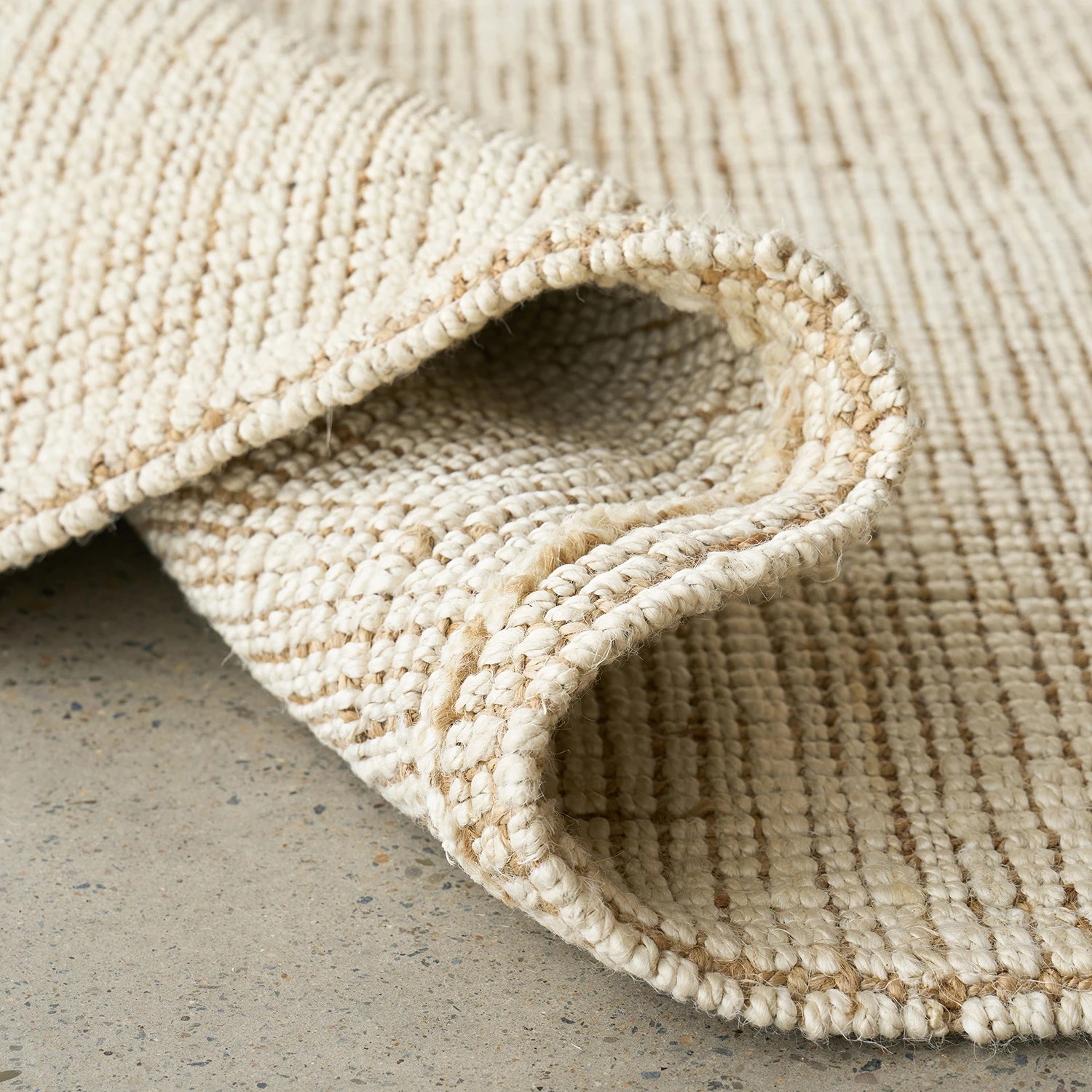 6 Common Ground Rugs Cadence Marlo 400x80cm Runner - Large Hand Loomed Jute Rug - White, 6 of 6