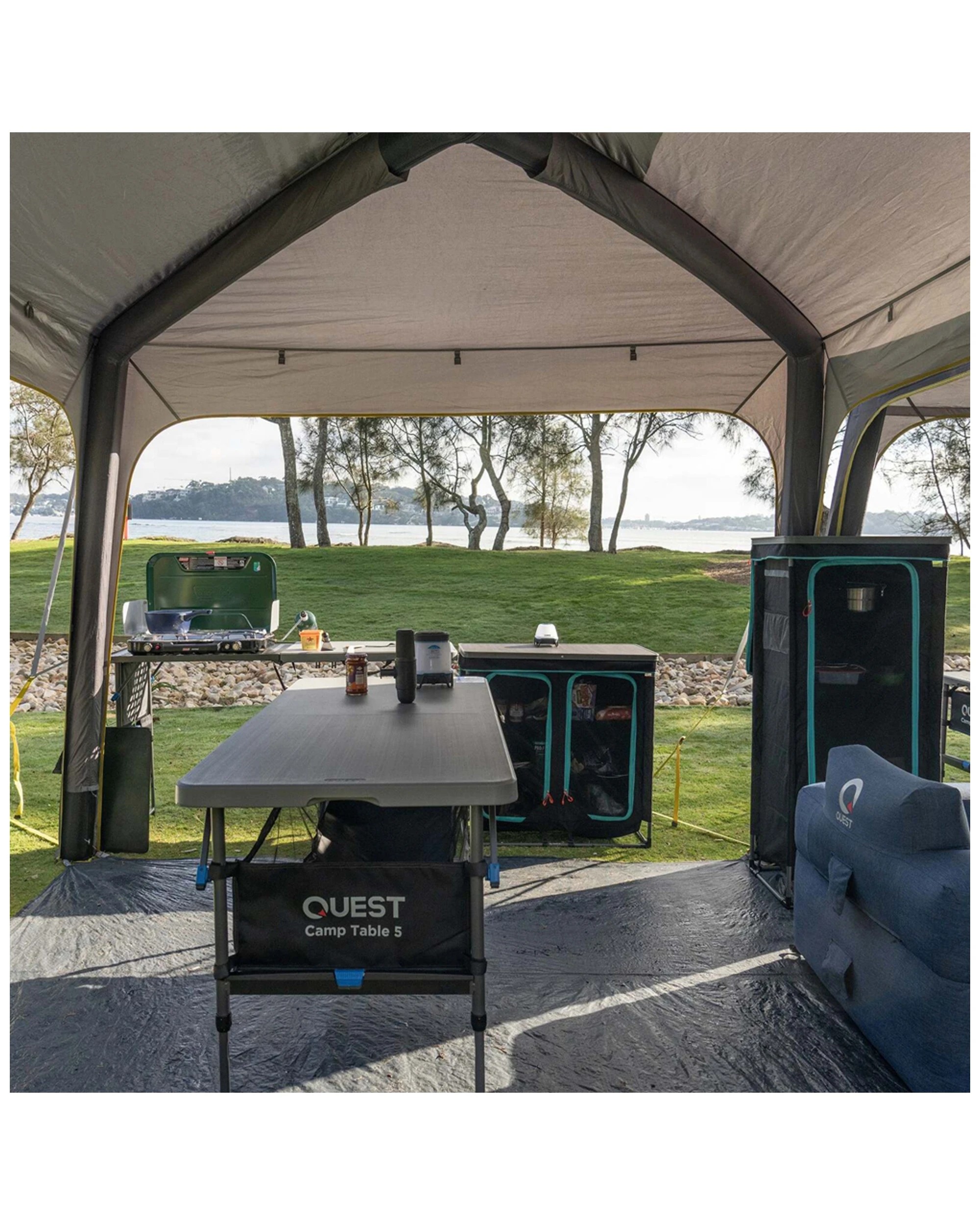 5 Quest Outdoors Camp Table 5 Lightweight Portable UV Protected - Multi, 5 of 9