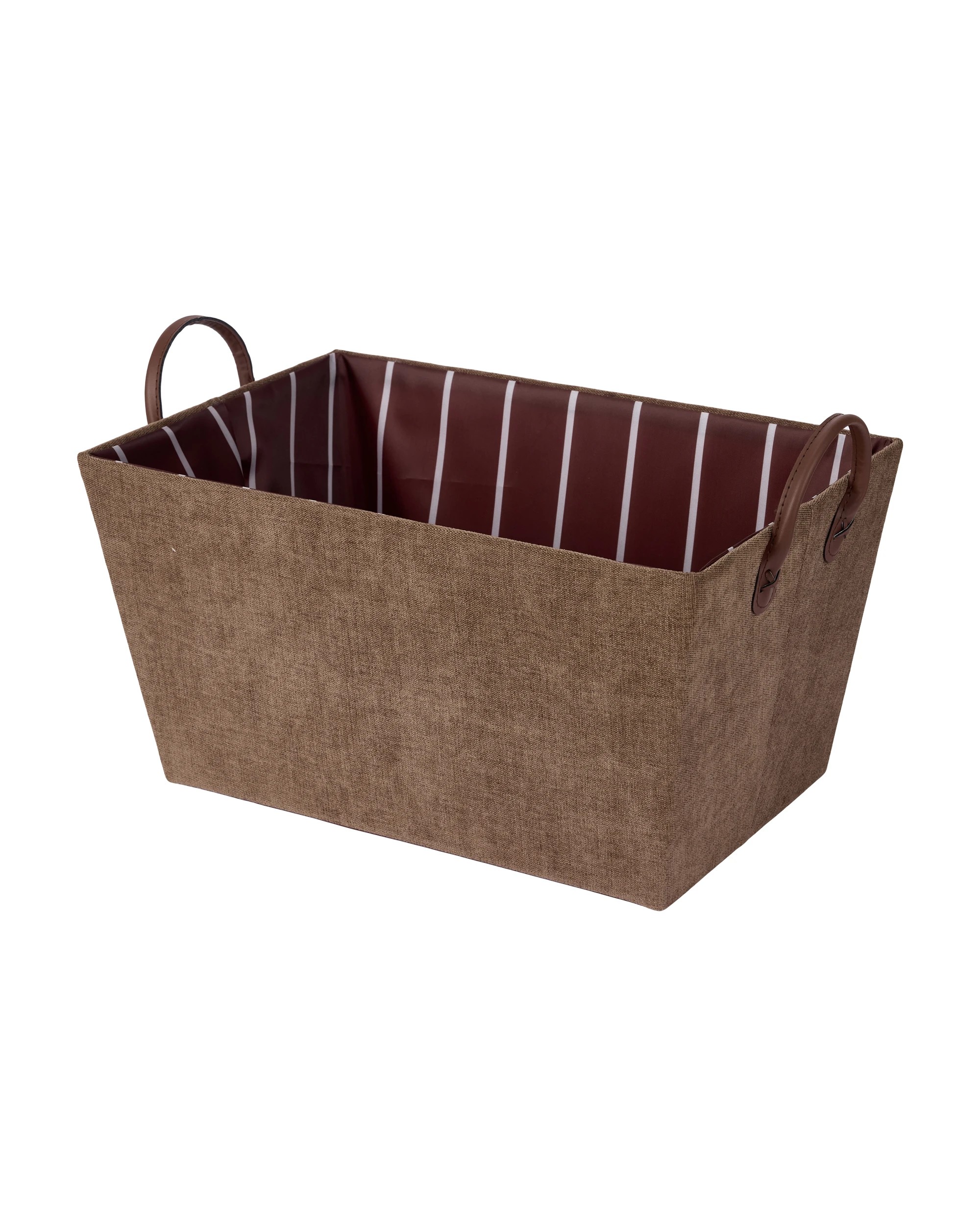 1 Tapered Chenille Basket - Chocolate, 1 of 5