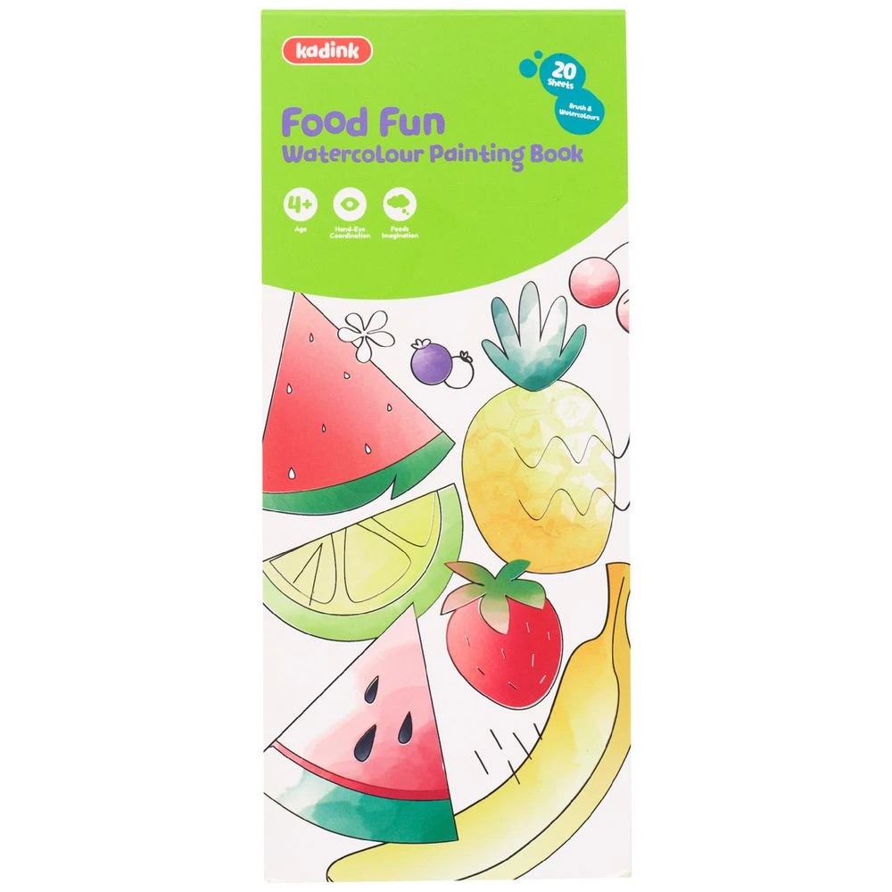 1 Kadink Water Colour Painting Book Fruit Food, 1 of 6