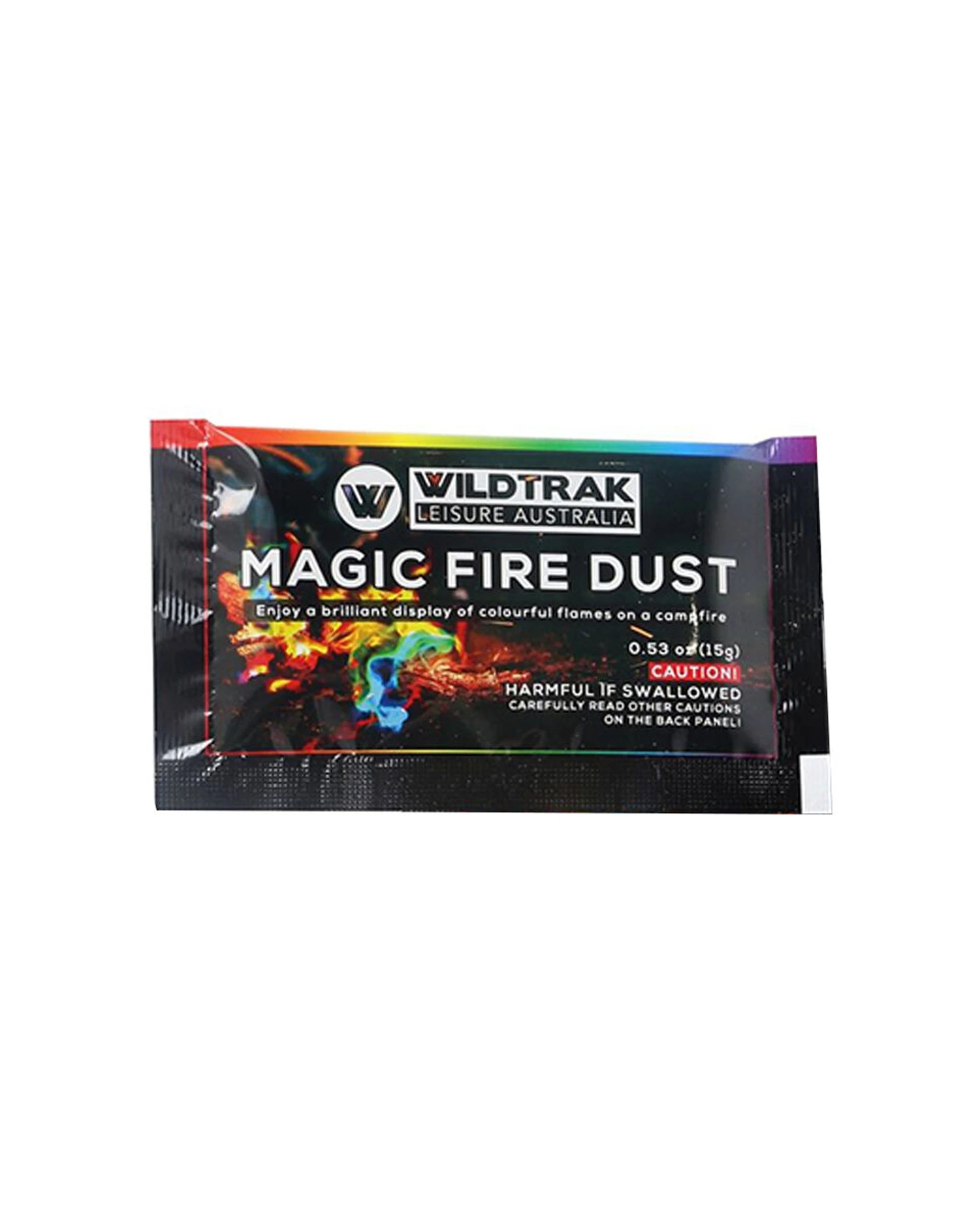 1 Wildtrak Magic Colour Fire Flame Campfire Bonfire 15g Sachet 1 Pack Camping - Multi, 1 of 2