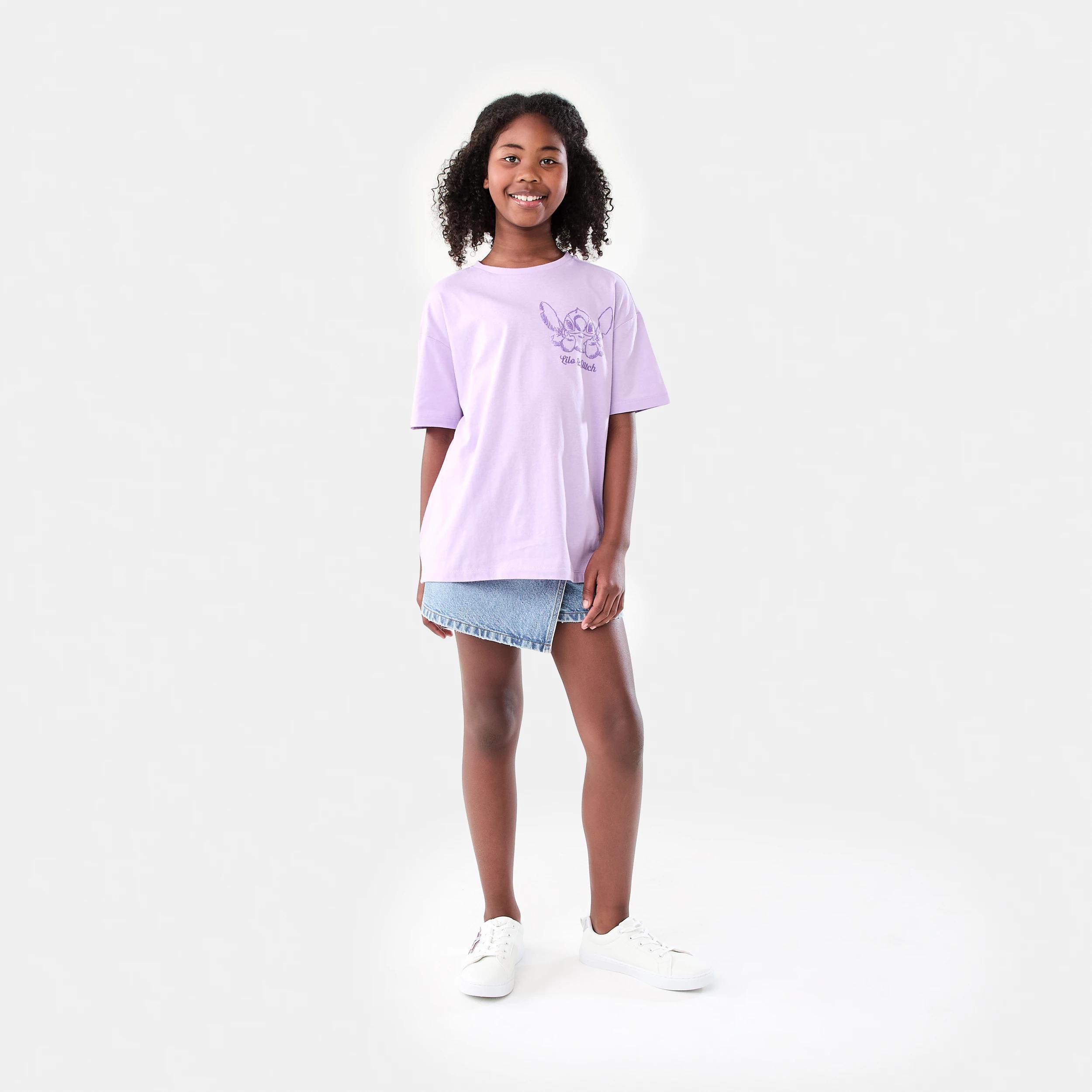 6 Disney Lilo & Stitch License Oversized T-shirt Stitch Tee, 6 of 7