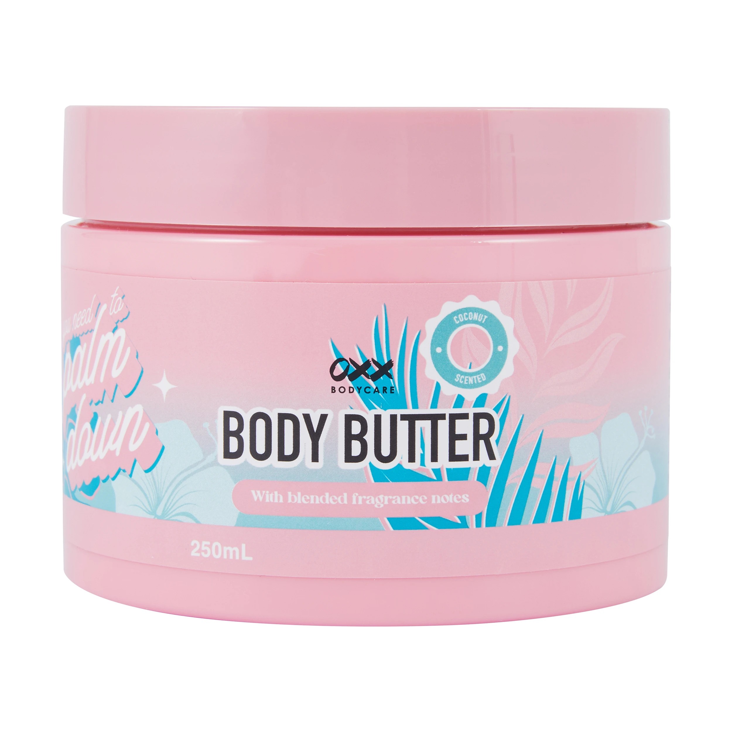 1 OXX Bodycare You Need to Palm Down Body Butter 250ml - Coconut Scented, 1 of 3