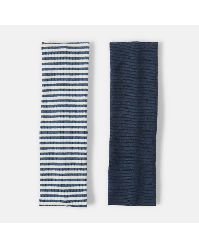 2 Pack Stretch Ribbed Headband - 