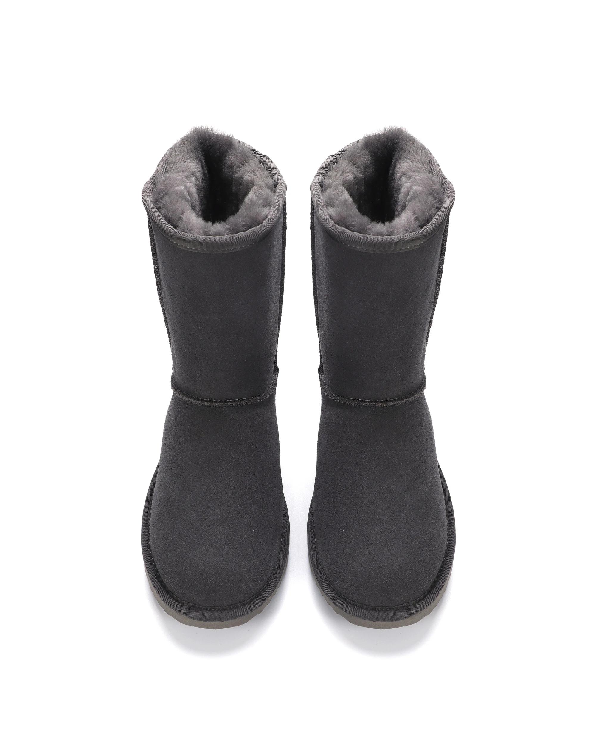 5 AUS WOOLI Signature Mid-Calf Sheepskin UGG Boots GREY, 5 of 6