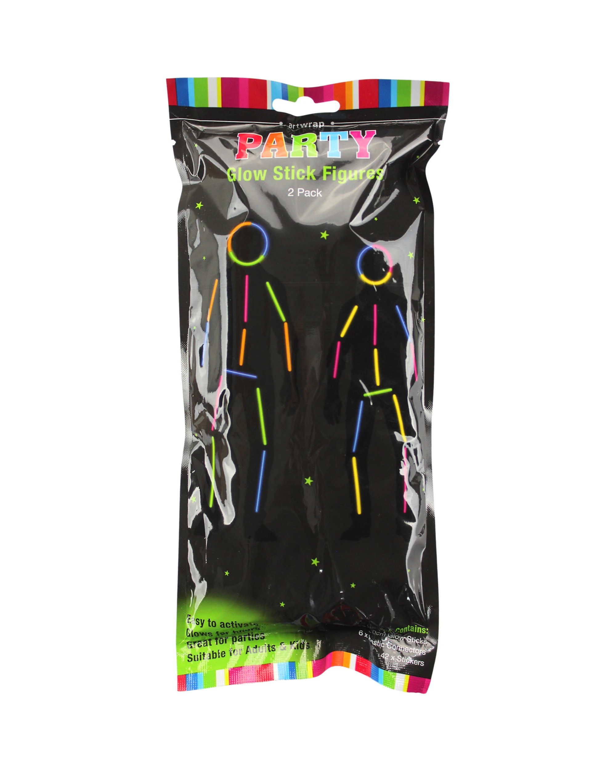 1 Glow Stick Figures Costume Kit, 1 of 2