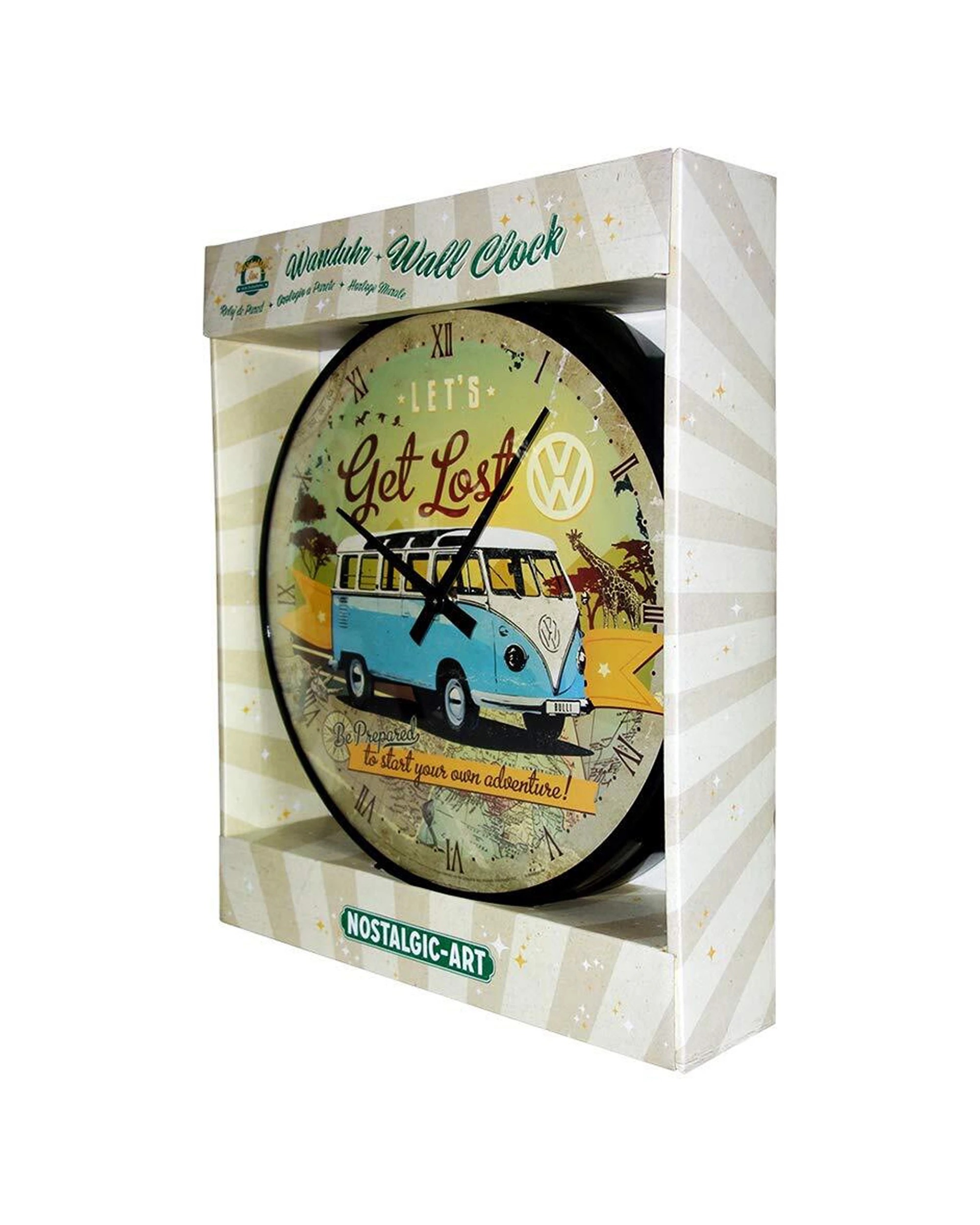 3 Nostalgic-Art Wall Clock Retro 30cm - VW Get Lost Design, 3 of 3