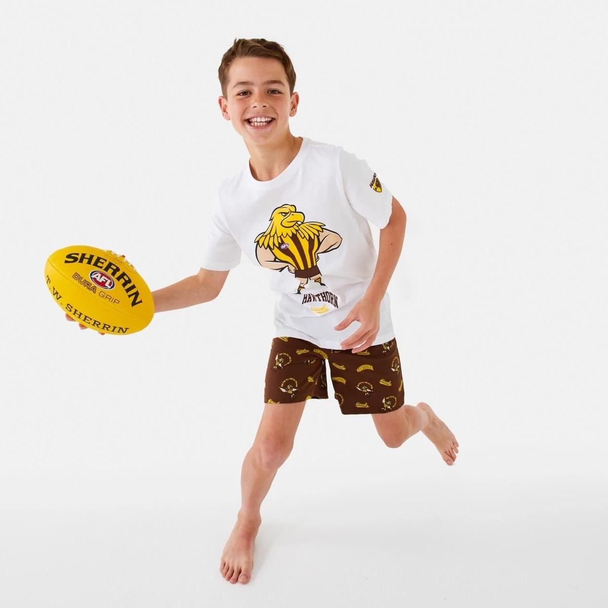 6 Active Kids AFL Pyjama Set Hawthorn, 6 of 10