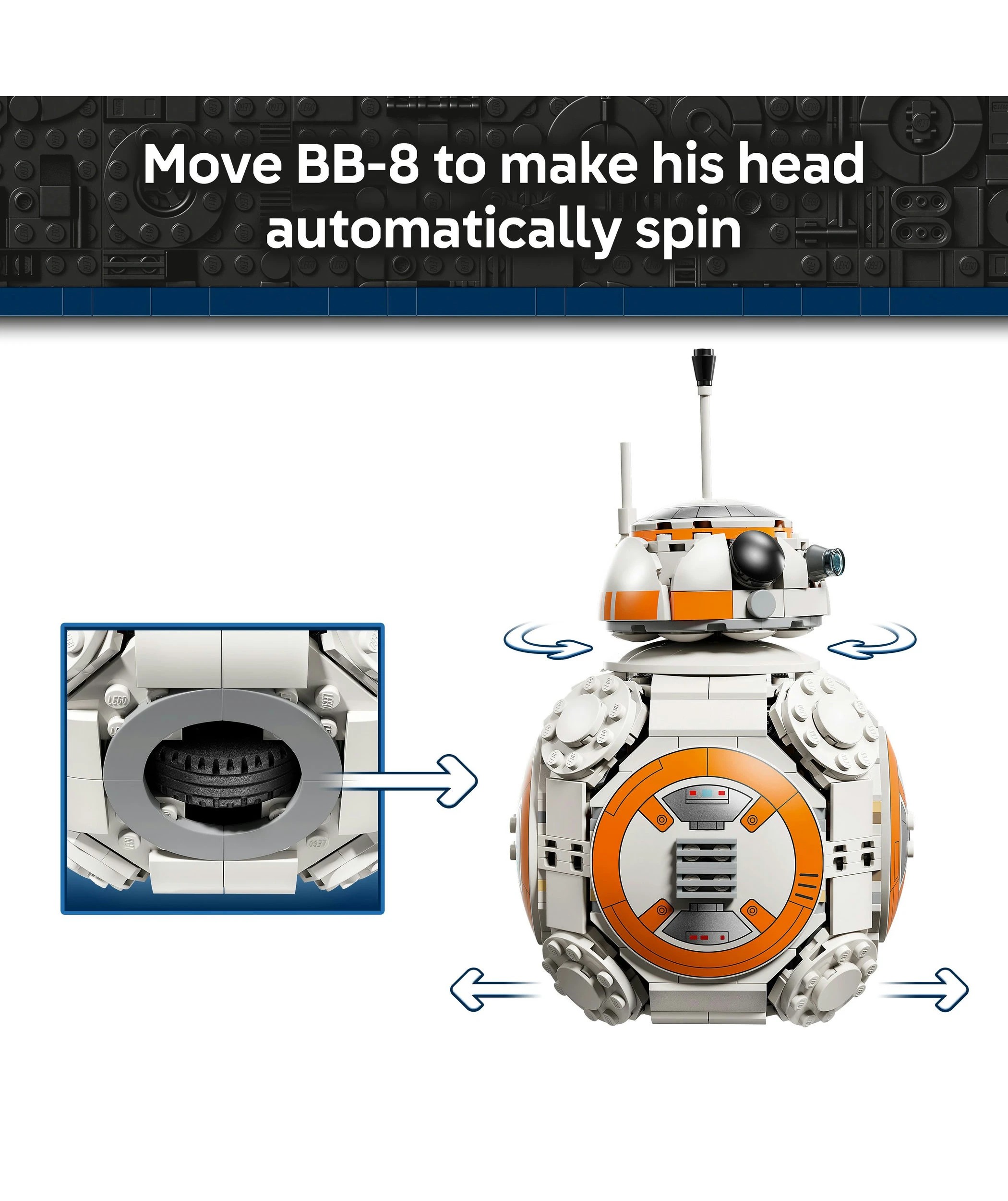 4 LEGO Star Wars BB-8 Astromech Droid 75452, 4 of 10