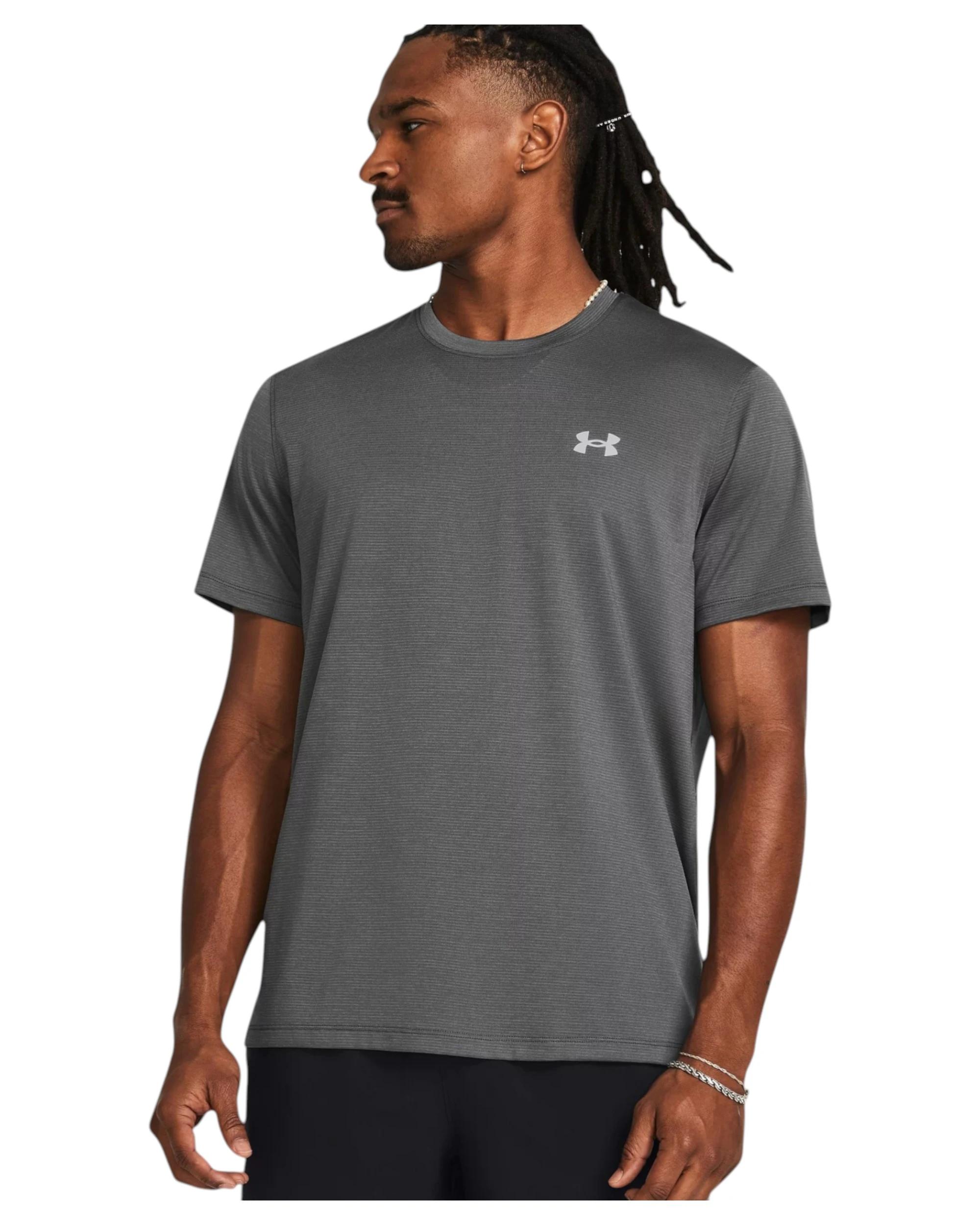 3 Under Armour Mens Launch Castlerock Short Sleeve Shirt CASTLEROCK, 3 of 5