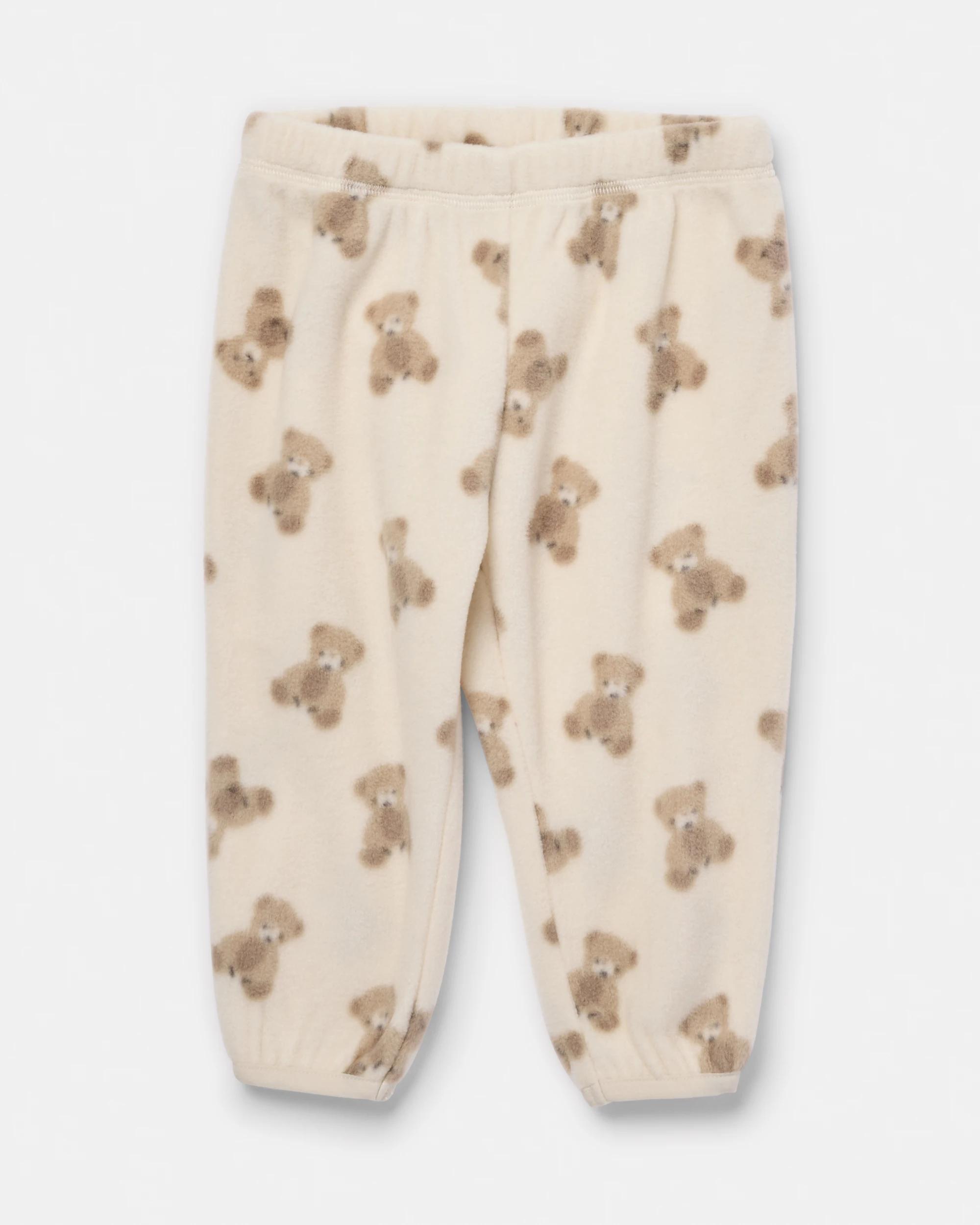 4 Polar Fleece Set Beig Bear, 4 of 6