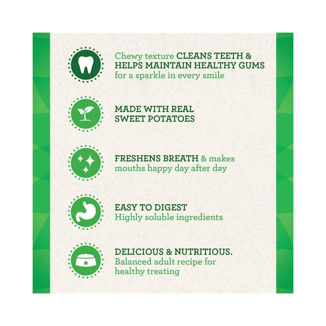 8 Greenies Dental Treats Sweet Potato for Teenie Dogs 2-7kgs 340g, 8 of 9